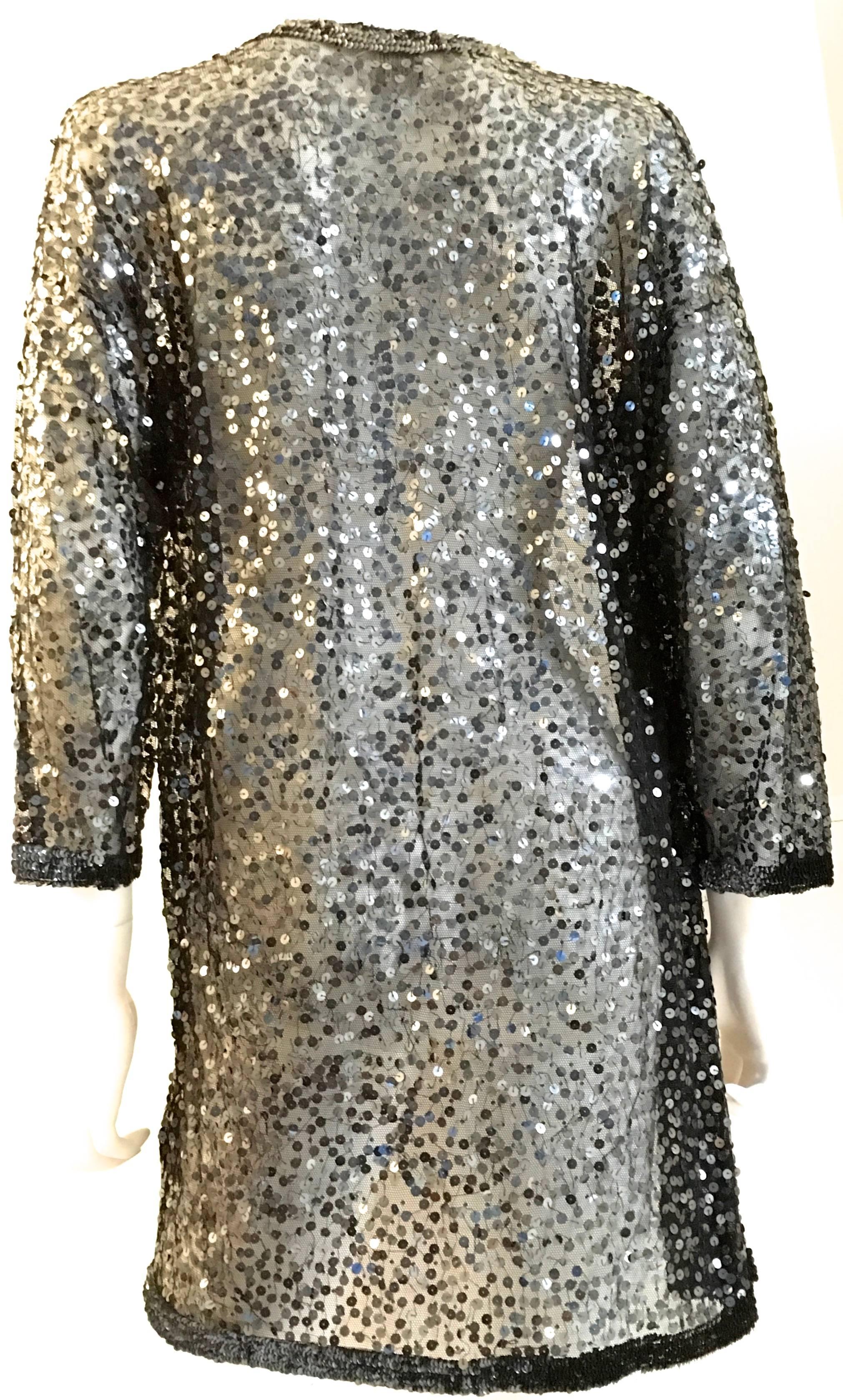 Zoran Jacket - Black Sequin For Sale 3