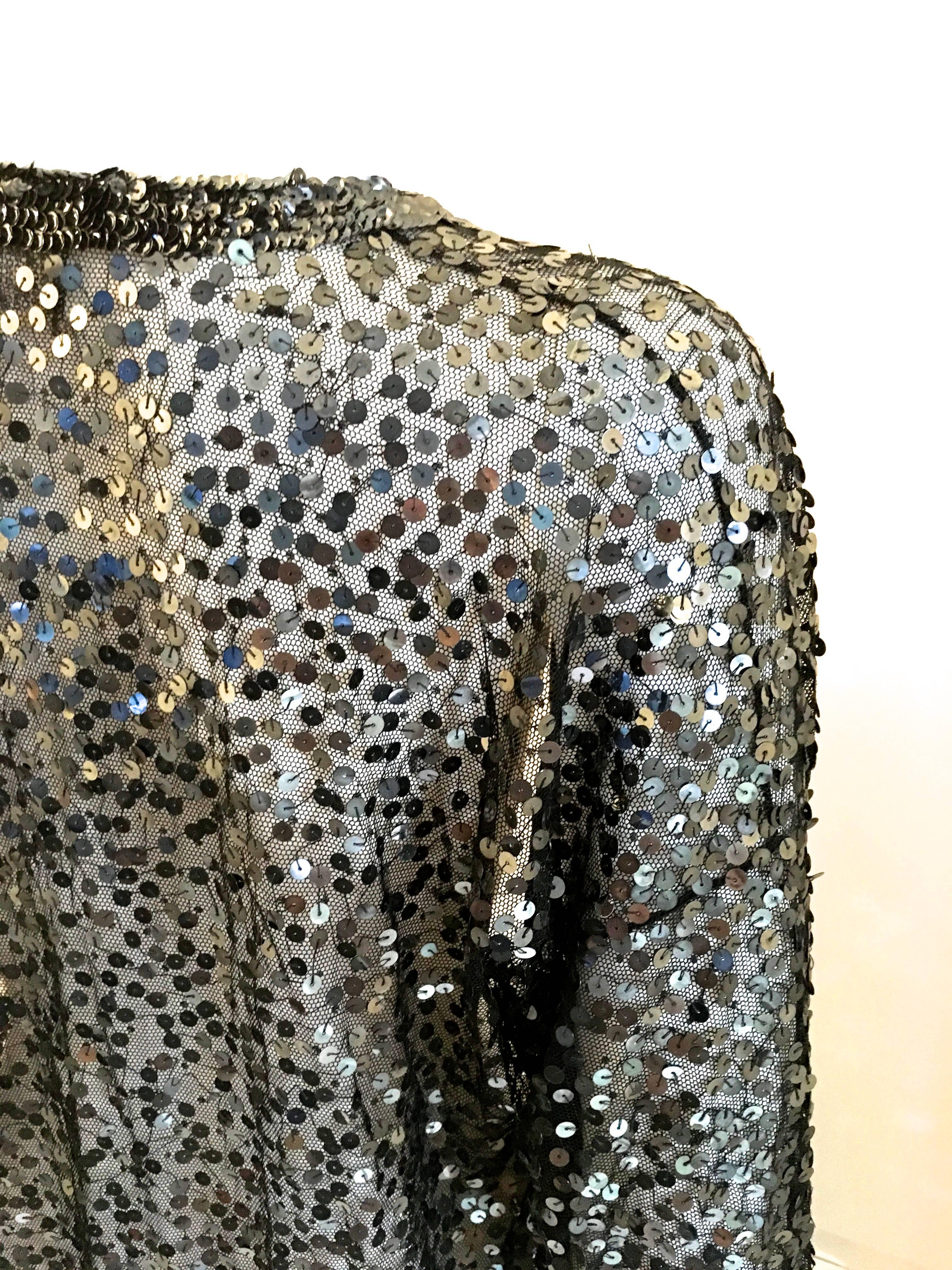 Zoran Jacket - Black Sequin For Sale 5