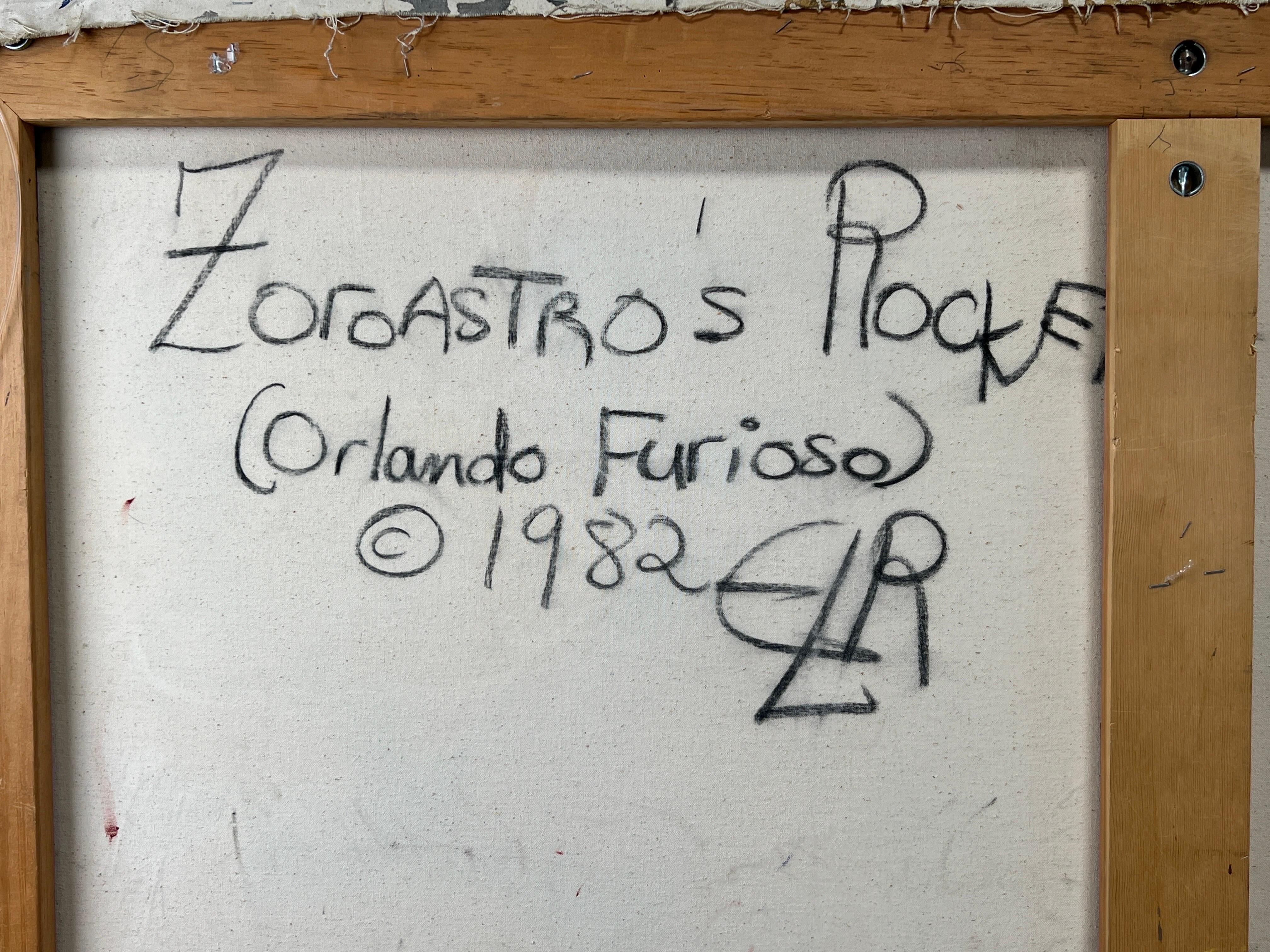 Abstraktes Gemälde „Zoroastro's Rocket“ von Liz Rosenblum im Angebot 5