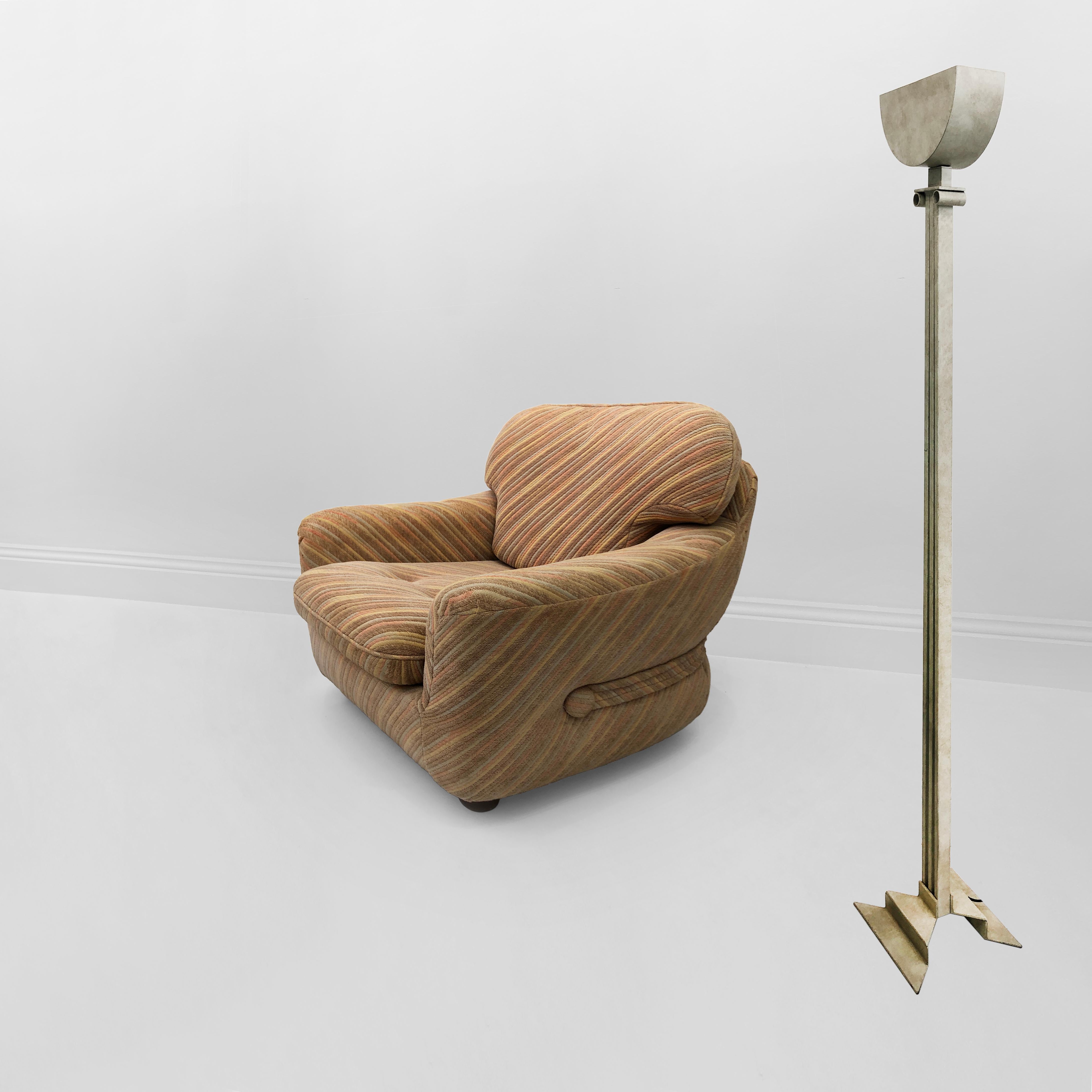 Zorzi Sillón Italiano Pastel 1970s Estilo Adriano Piazzesi Scarpa en Bueno estado para la venta en London, GB