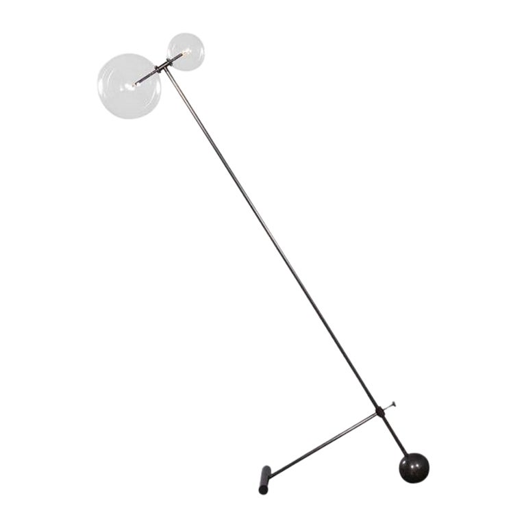 Lampada da terra Zosia Black Gunmetal di Schwung