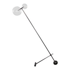 Zosia Polished Nickel Floor Lamp by Schwung