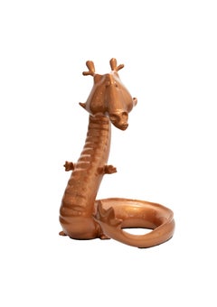 Chinese Zodiac Dragon Sculpture in Copper color. Limited edition. Ship Fast.