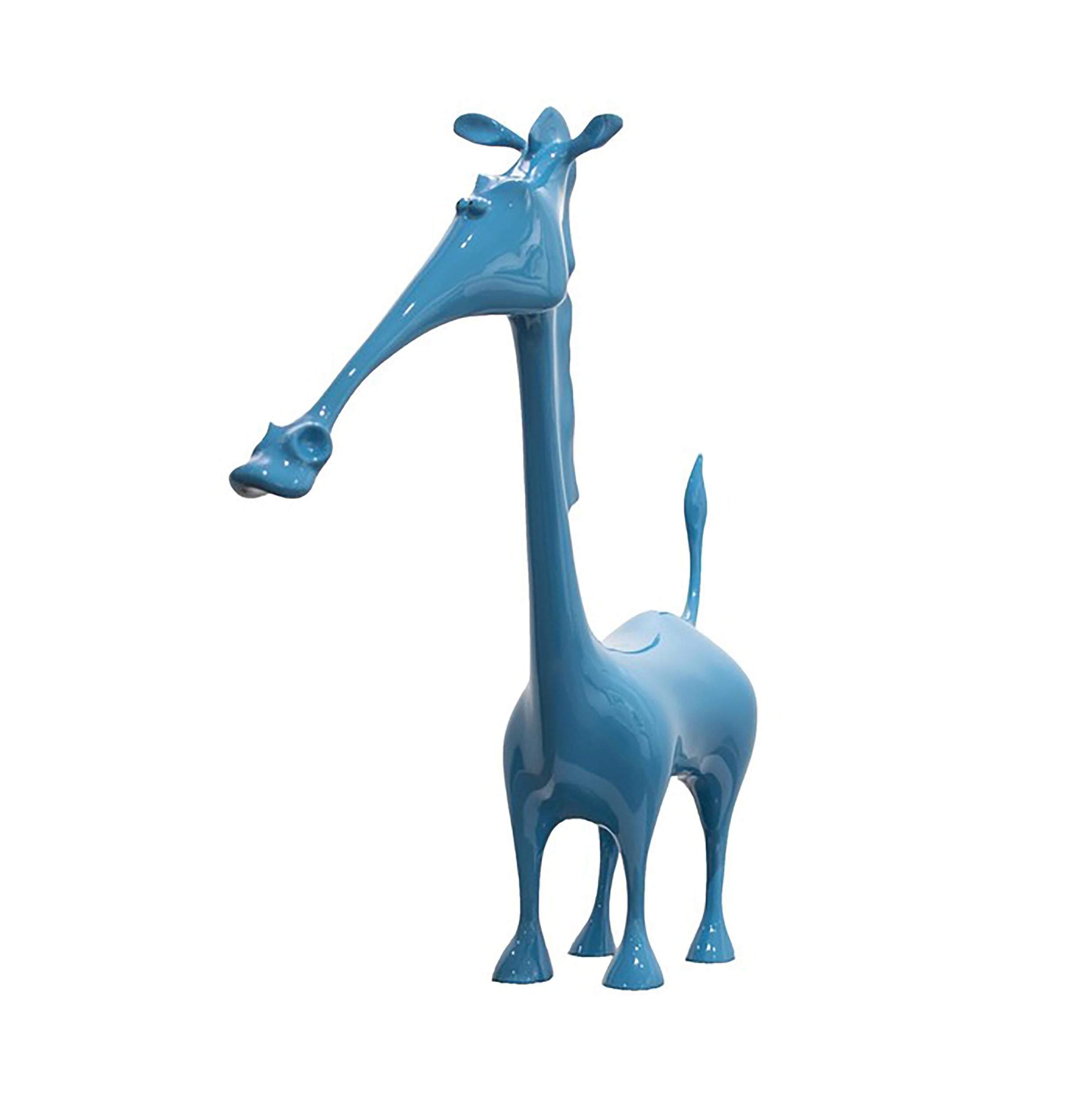 Pferd-Skulptur in Blau. Temporarisch war ausverkauft. Vorbestellungen sind möglich.