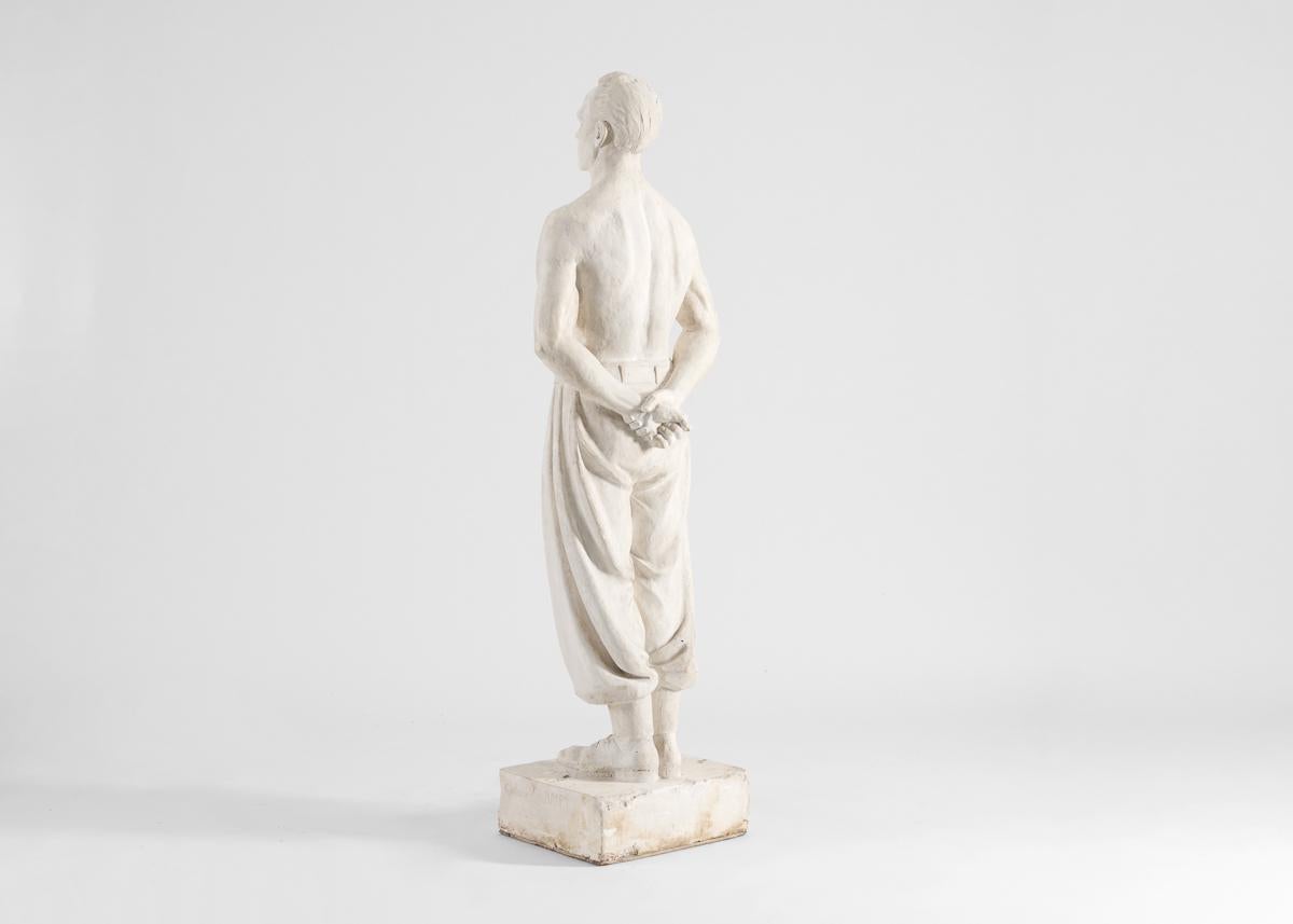 Zouave au Repos, Monumental Sculpture In Good Condition For Sale In New York, NY