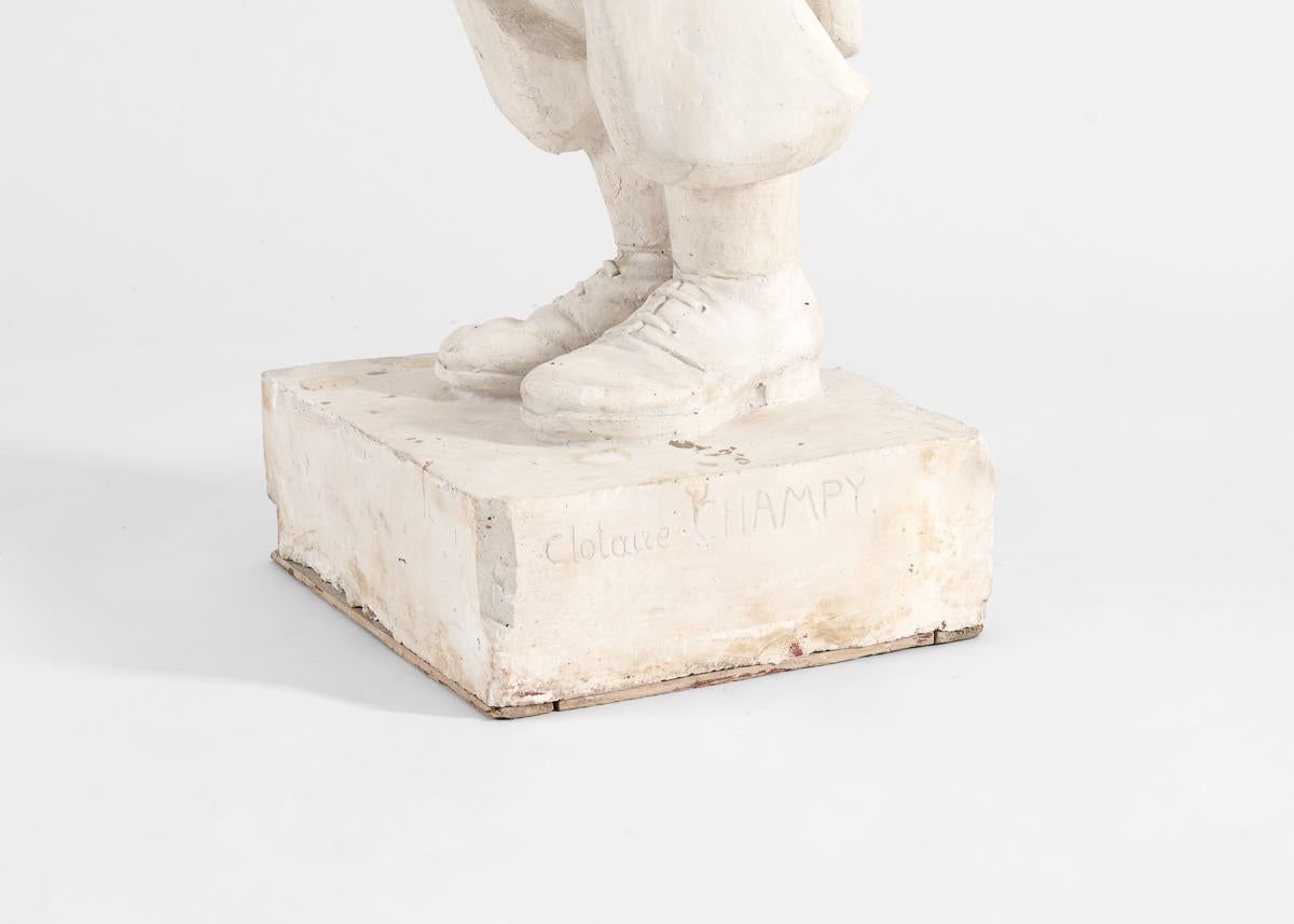 Zouave au Repos, Monumentalskulptur aus der Sammlung von Thierry Despont (Mitte des 20. Jahrhunderts) im Angebot