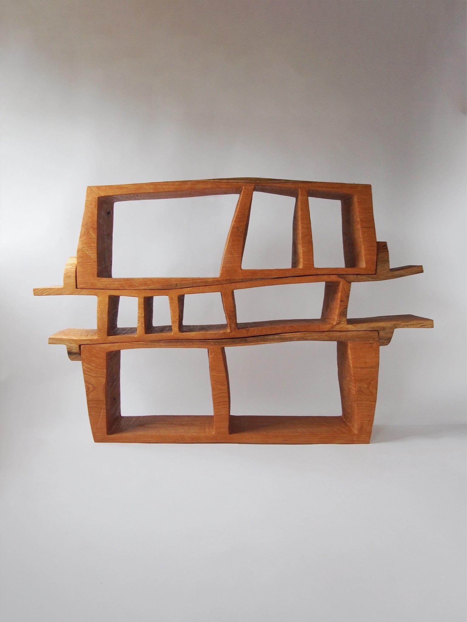 Japanese Zougei Furniture Sculptural shelf room divider  For Sale