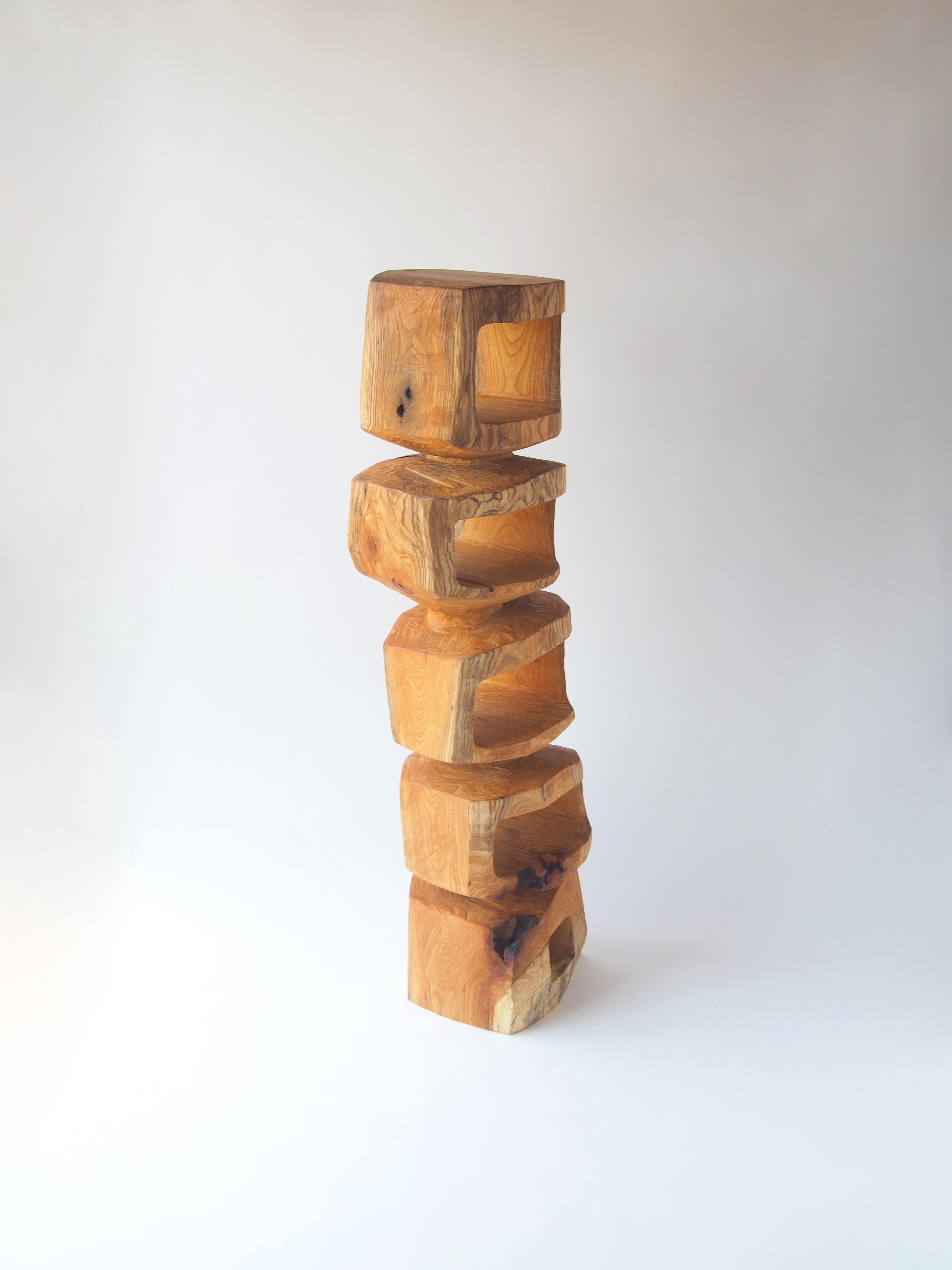 Japonais Bibliothèque étagère à sculptures Jenga 05 de Zougei Jenga en vente