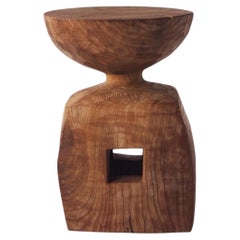 Zougei Taburete escultórico Mesa auxiliar escultura 12