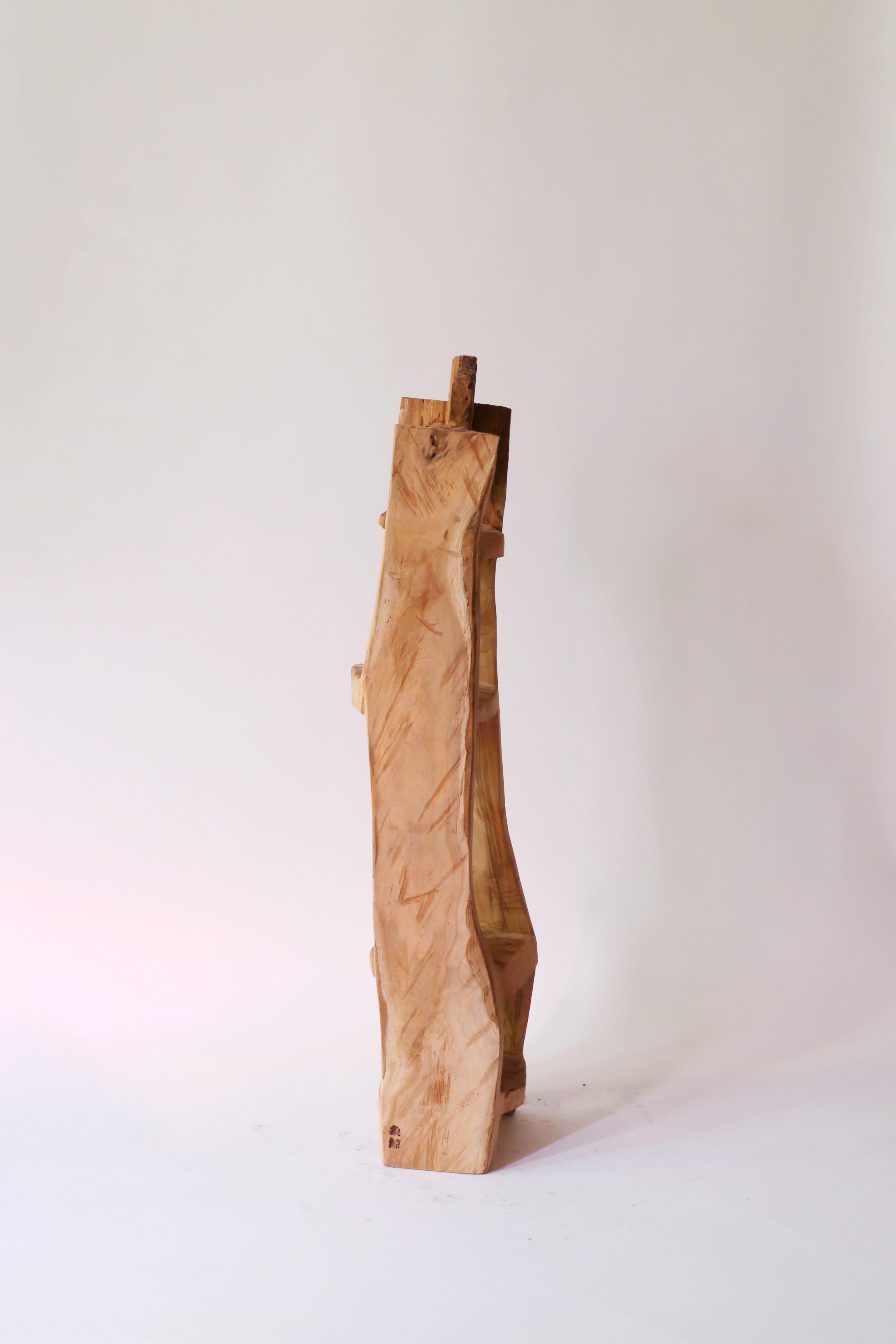 Giapponese Zougei wold wood  Scultura Scaffale Libreria 13 in vendita