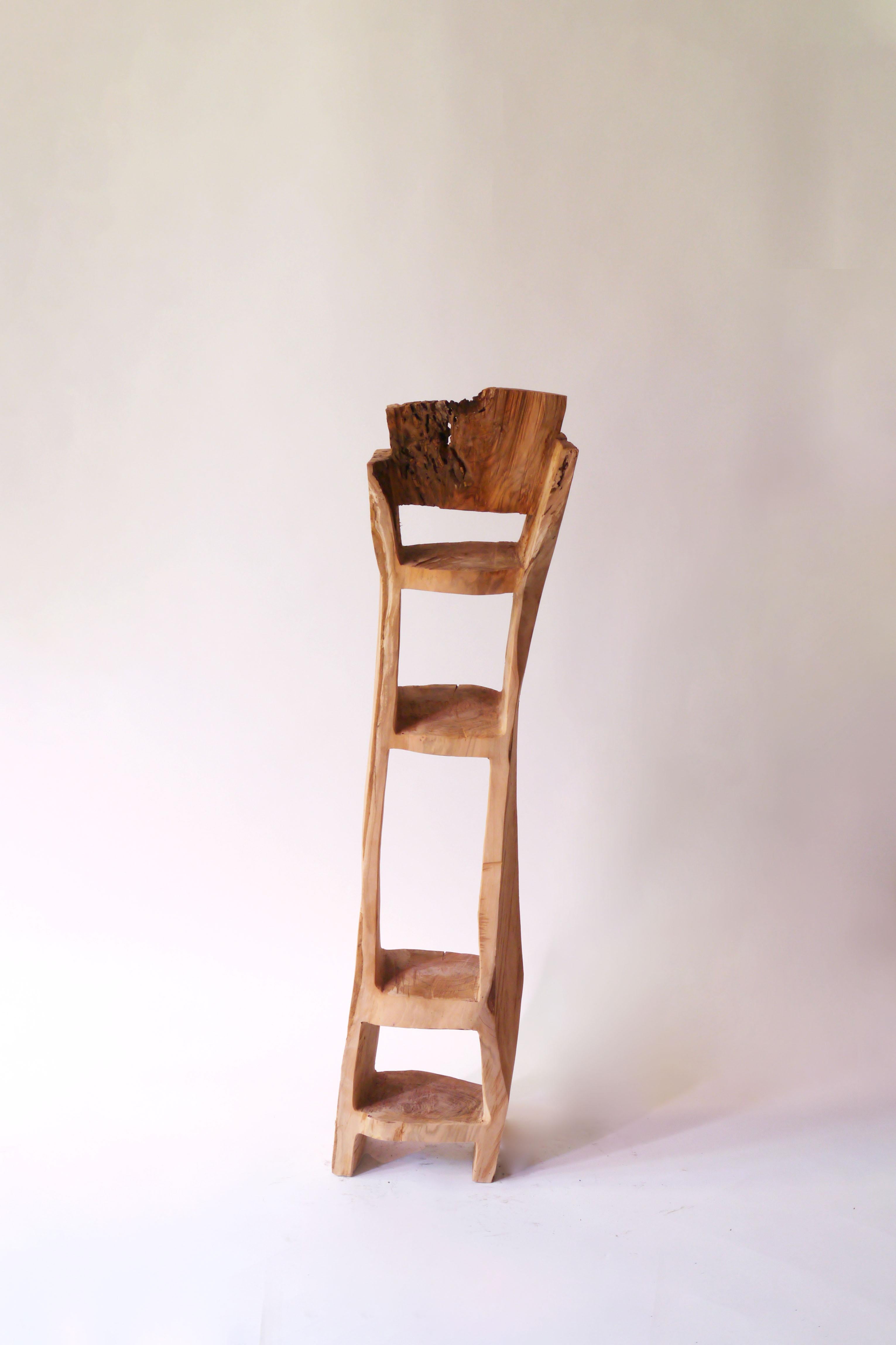 Intagliato a mano Zougei wold wood  Scultura Scaffale Libreria 13 in vendita