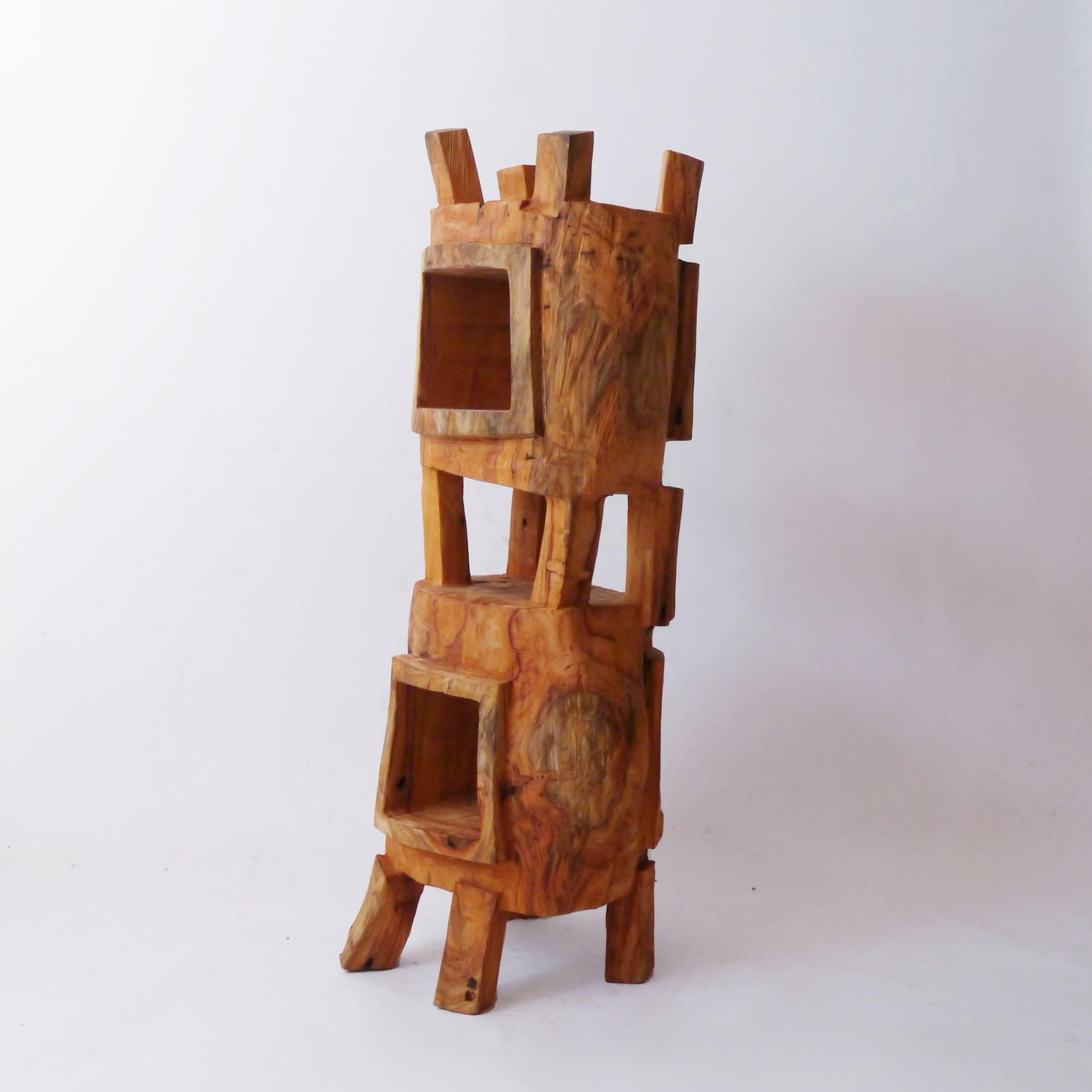 XXI secolo e contemporaneo Zougei  Wood  Scultura Scaffale Libreria Televisore in vendita