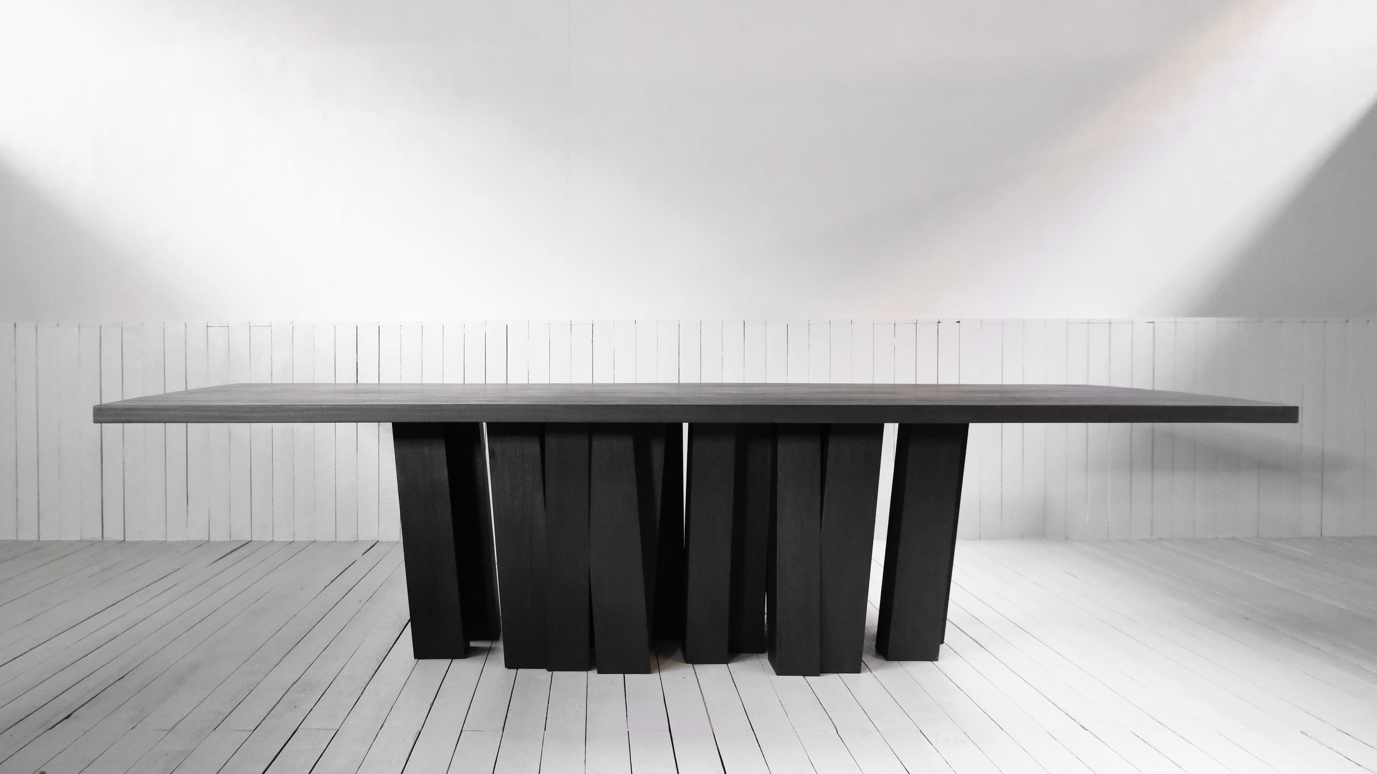 XXIe siècle et contemporain Grande table à base Zoumey d'Arno Declercq en vente