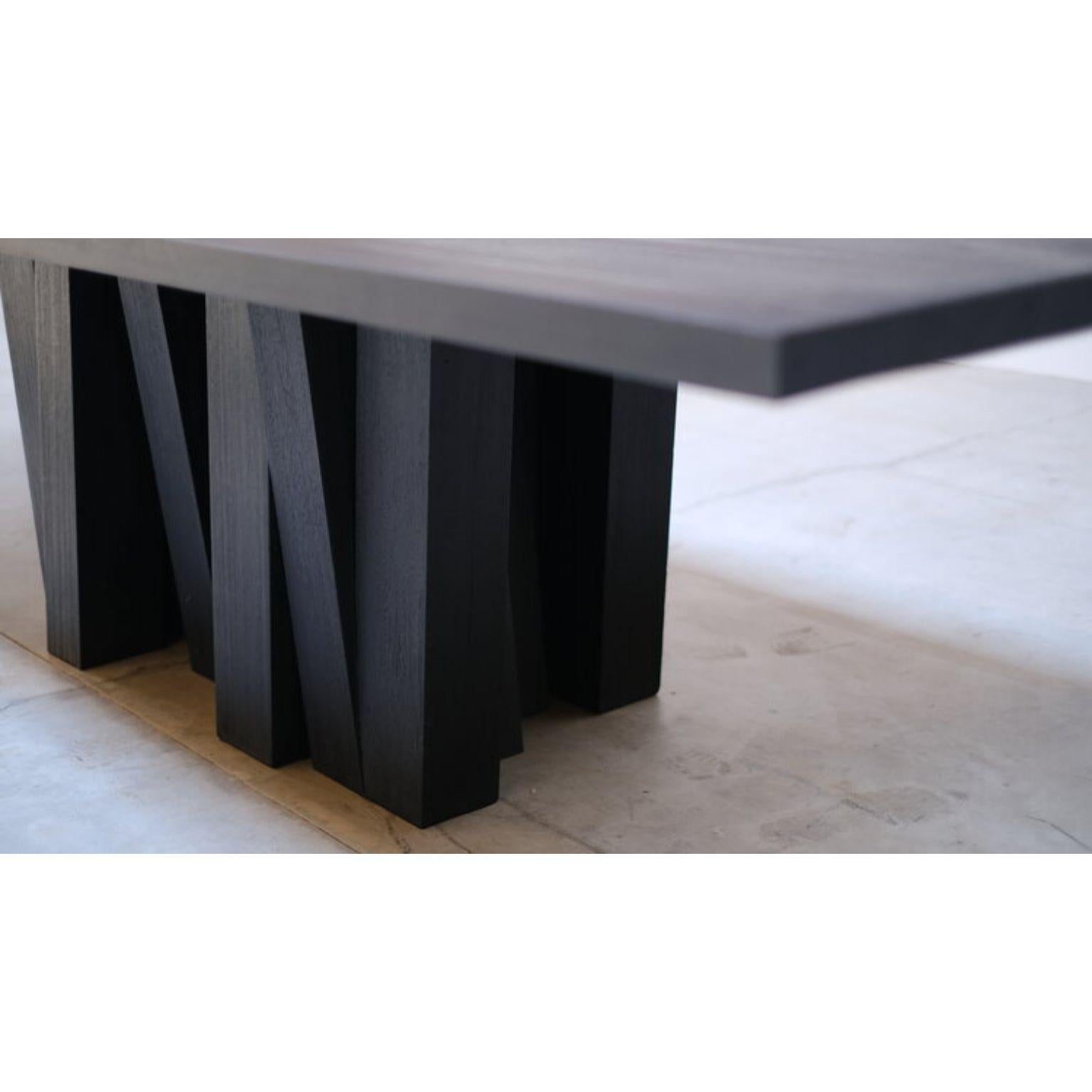 Modern Zoumey Small Base Table by Arno Declercq For Sale