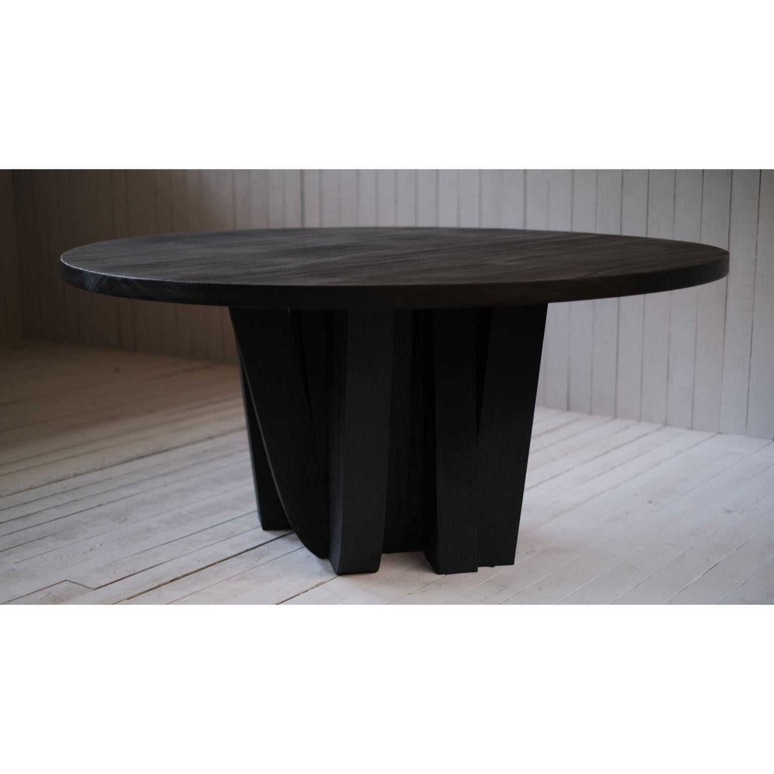 Zoumey-Tisch, rund, klein, von Arno Declercq (Belgisch) im Angebot