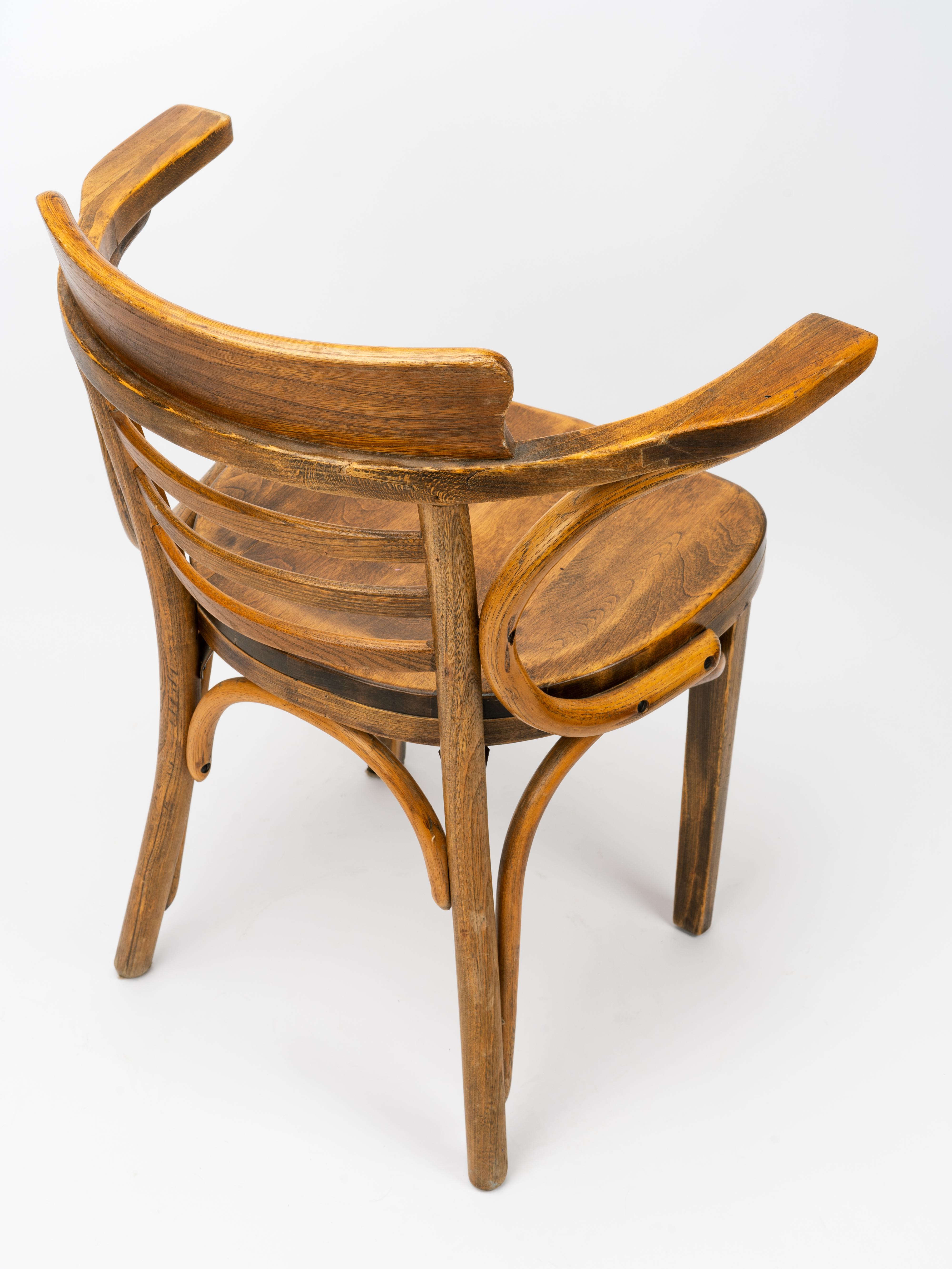 ZPM Radomsko for Thonet Bentwood Cafe Armchair For Sale 2