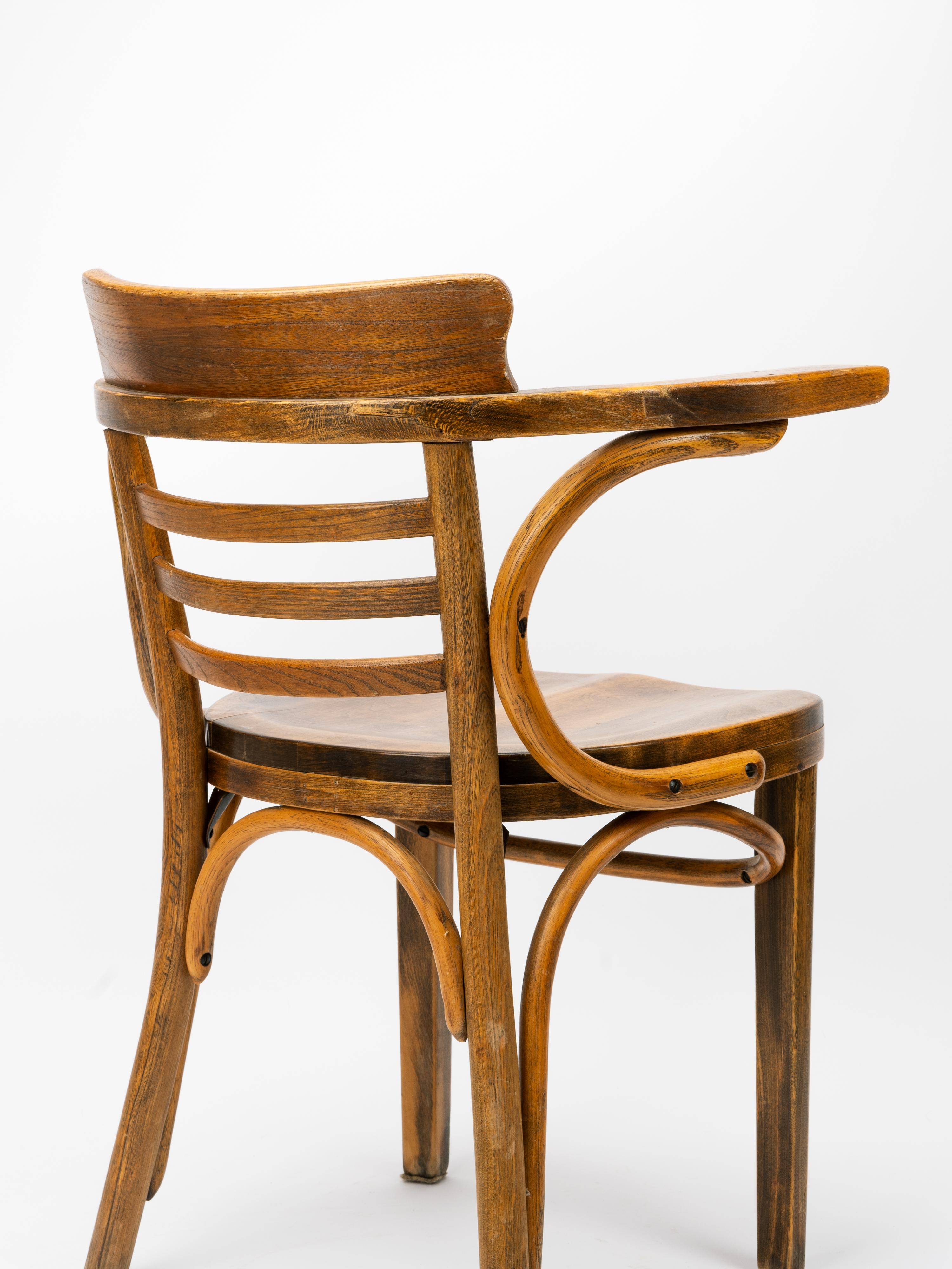 ZPM Radomsko for Thonet Bentwood Cafe Armchair For Sale 3