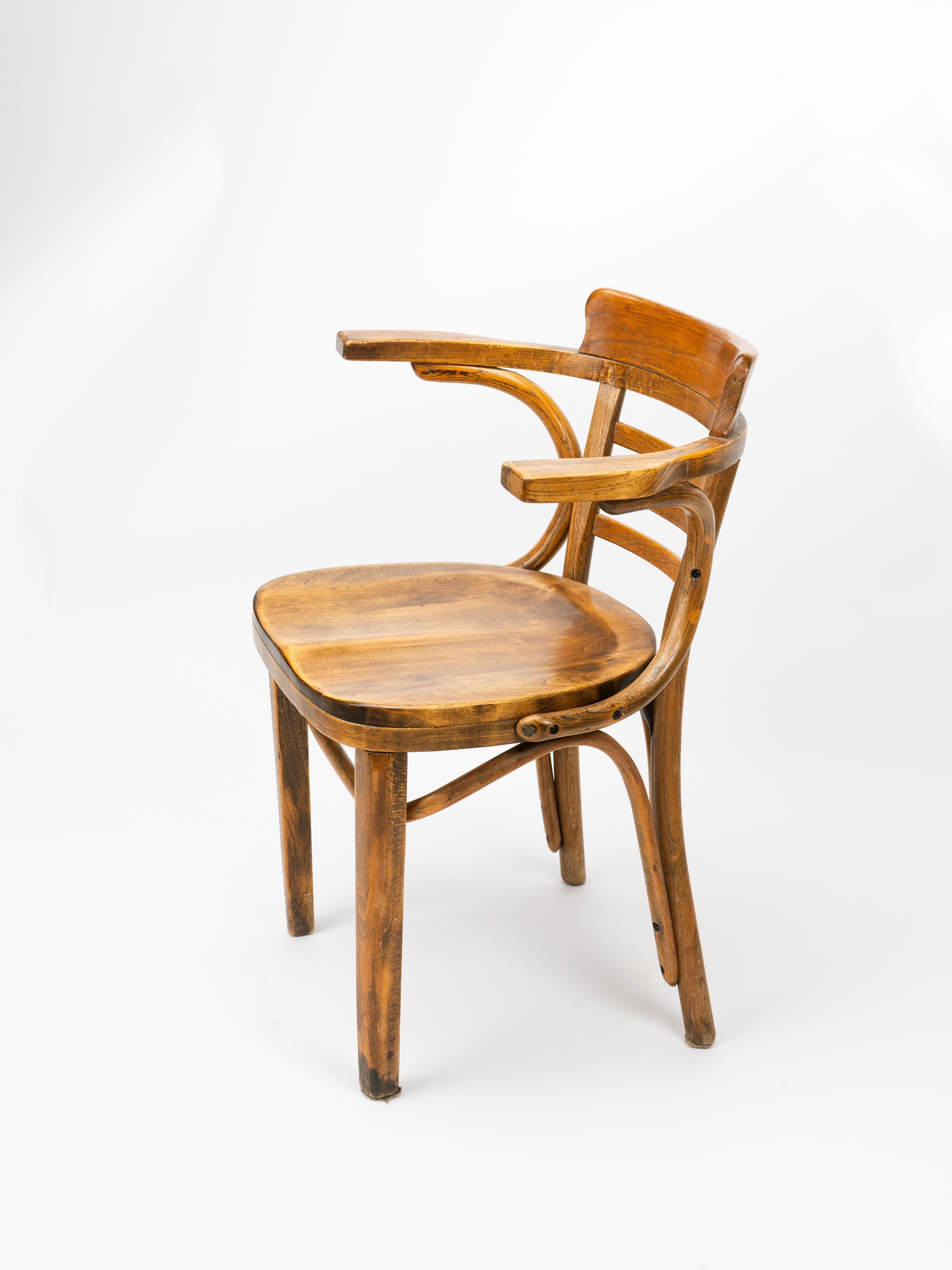 ZPM Radomsko for Thonet Bentwood Cafe Armchair For Sale 4
