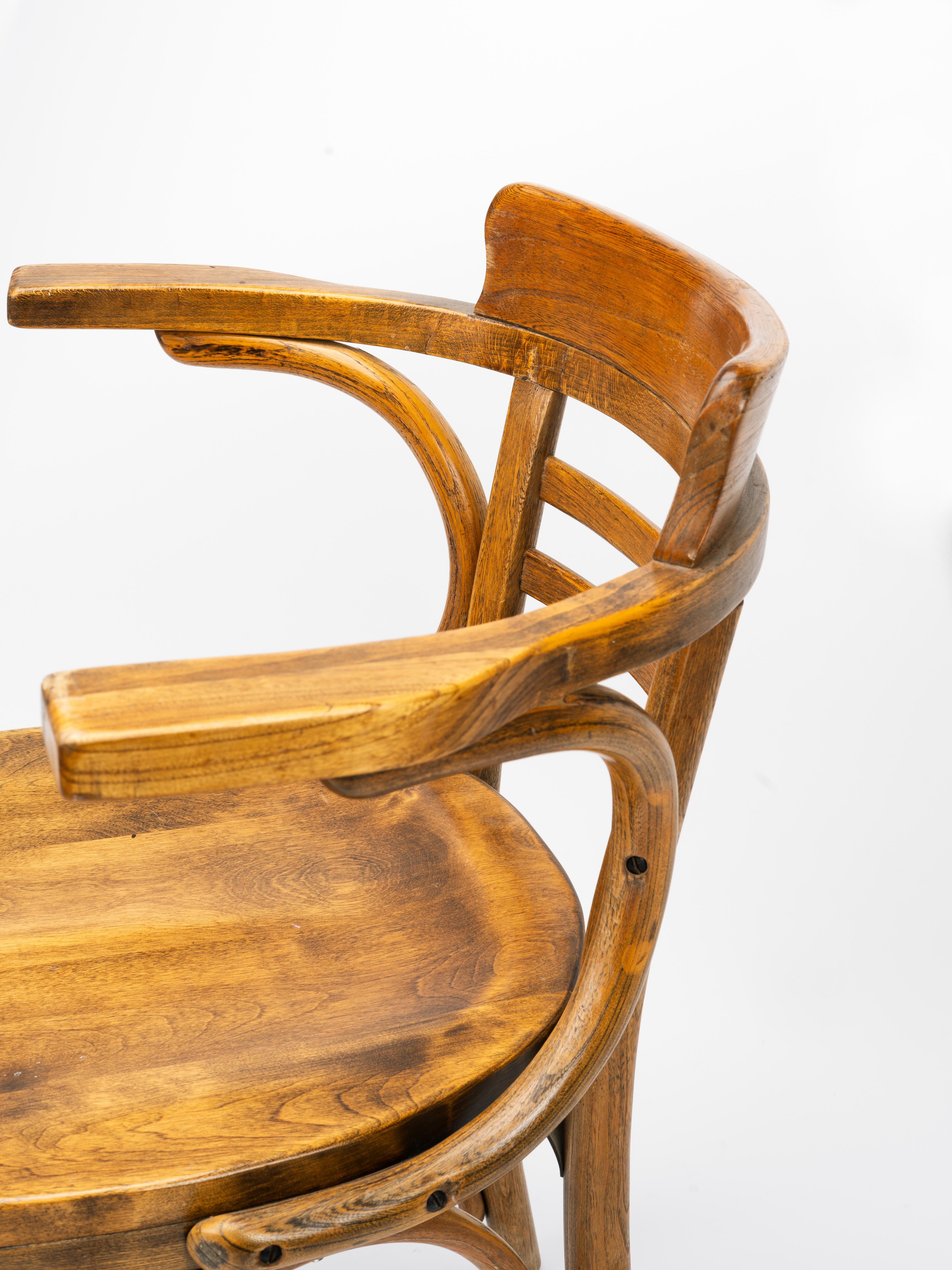 ZPM Radomsko for Thonet Bentwood Cafe Armchair For Sale 7