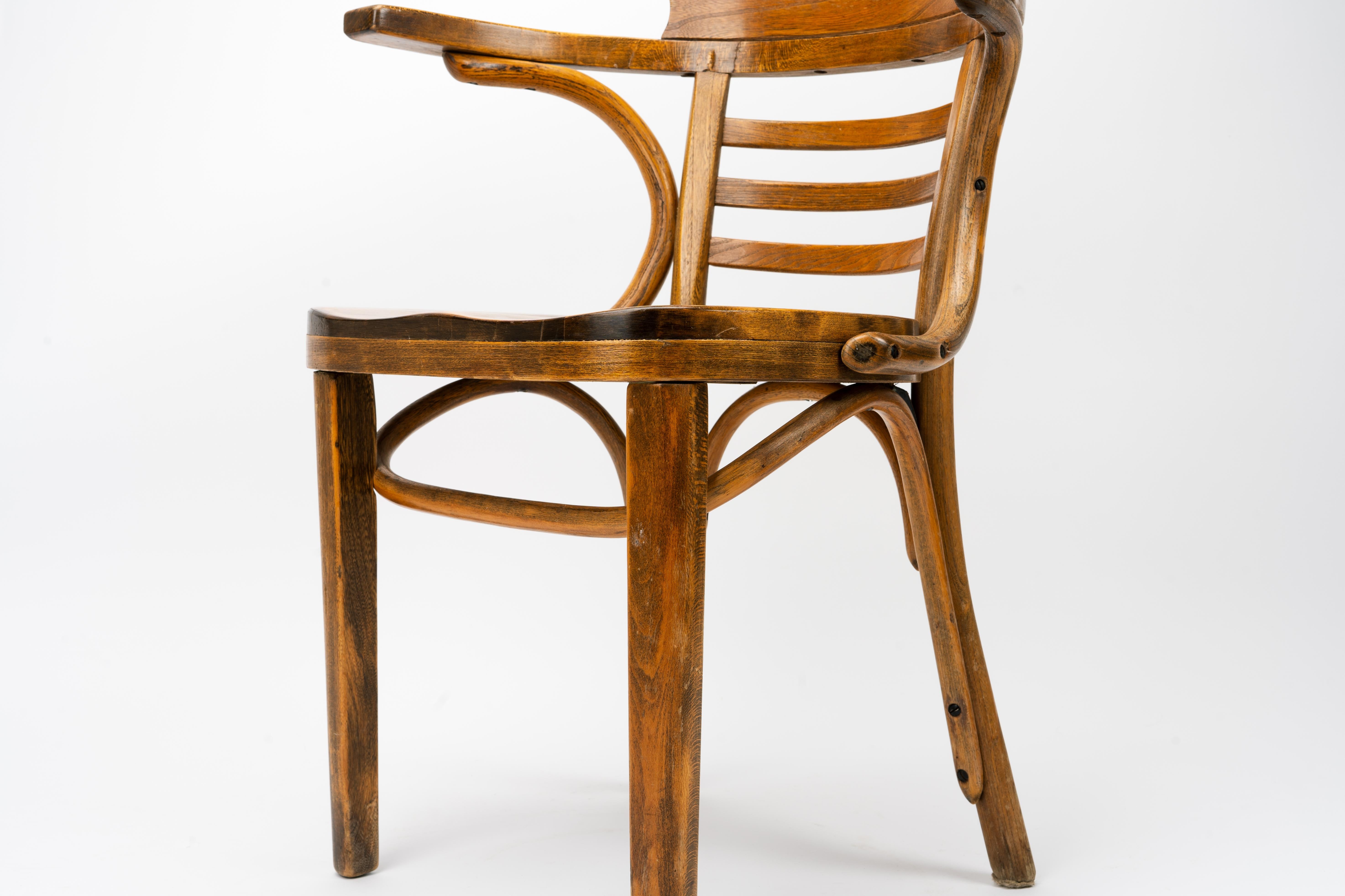 ZPM Radomsko for Thonet Bentwood Cafe Armchair For Sale 8