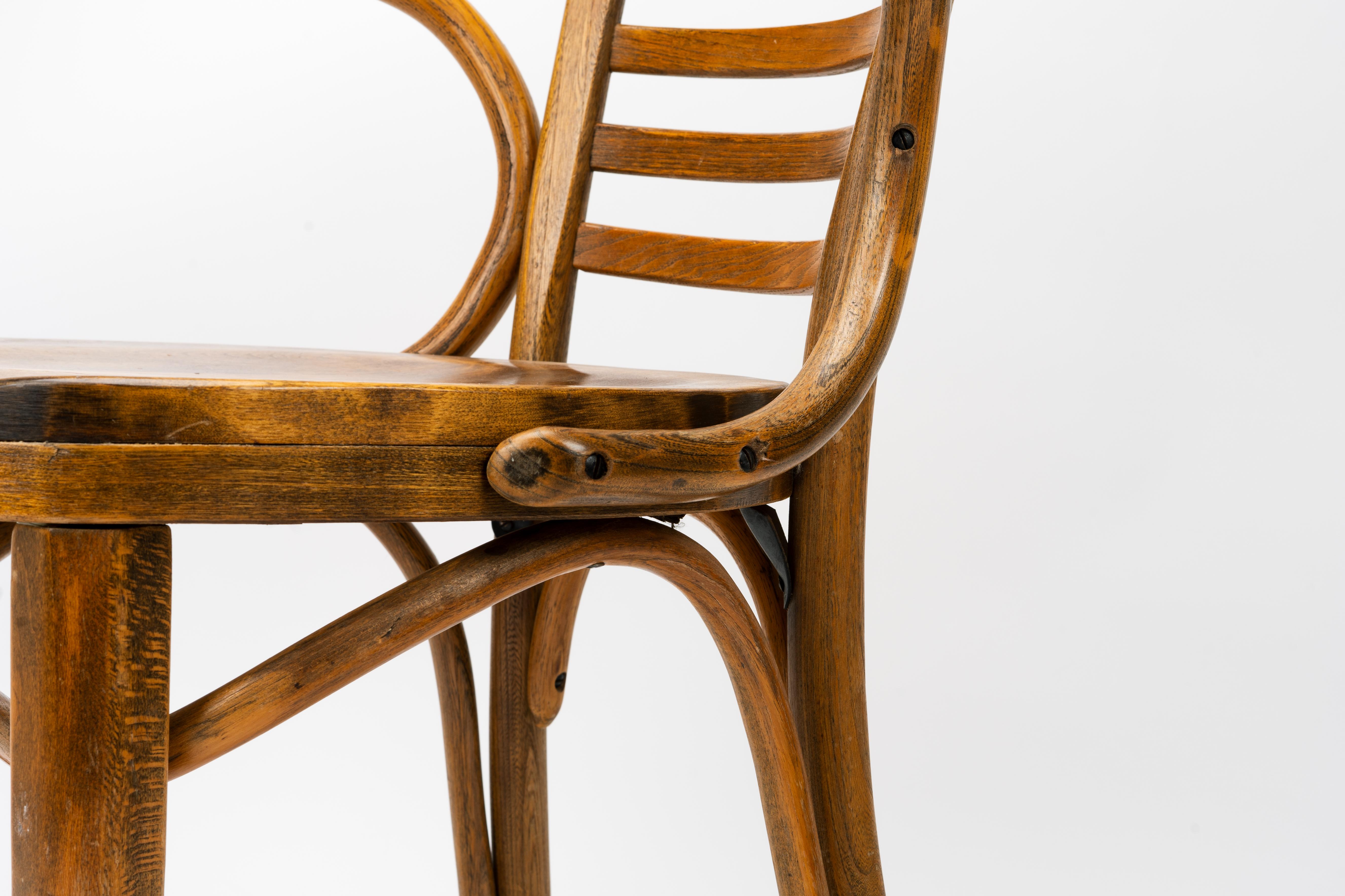 ZPM Radomsko for Thonet Bentwood Cafe Armchair For Sale 9
