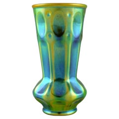 Zsolnay Art Deco Vase in Glazed Ceramics, 20th C