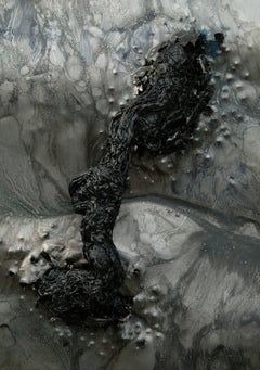 Untitled 02 - Contemporary, Abstract, Organic, Black, Metal, 21st Century