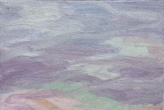 Body in the Field #1 - 21st Century, blue, landscape, expressionism, yellow