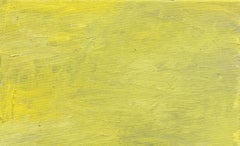 Body in the Field #3 - 21st Century, painting, landscape, yellow, blue, red