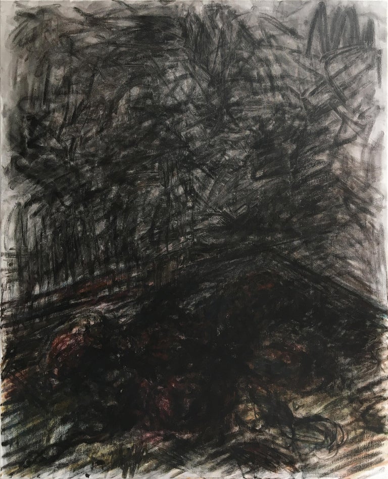 Zsolt Berszan Untitled 01 Abstract Contemporary Art Black