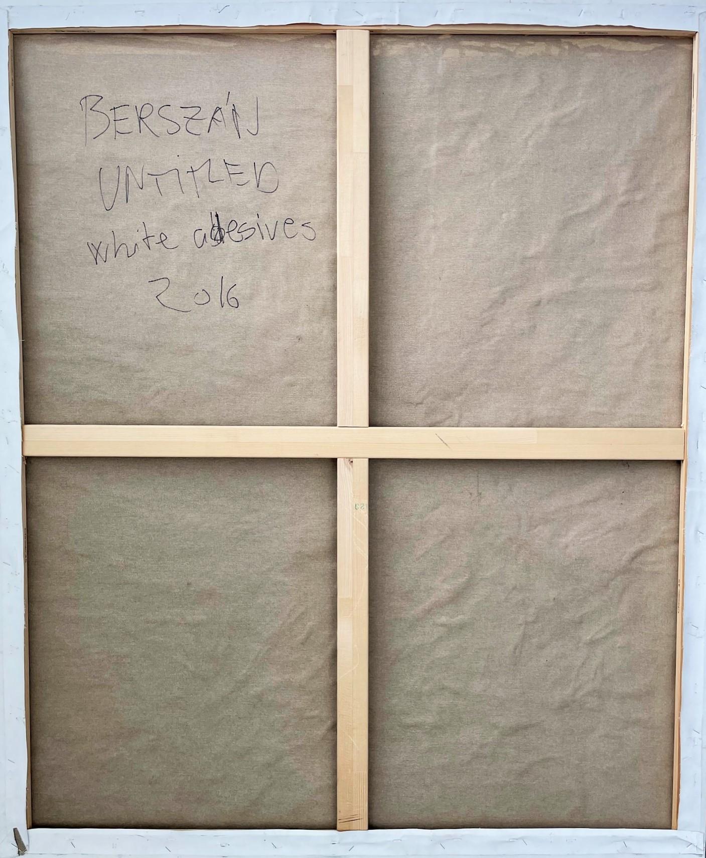 Senza titolo 01 - Contemporaneo, Pittura astratta, Bianco, Monocromatico, Organico in vendita 1