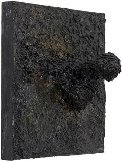 Sin título 01 - Contemporáneo, Orgánico, Negro, Minimalista, Abstracto, Monocromo