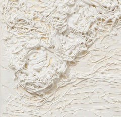 Untitled 01 - White, Minimalist, Monochrome, Abstract Painting, Contemporary