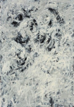 Sin título 012 [Restos de los restos 012]- Abstracto, Gris, Orgánico, Contemporáneo