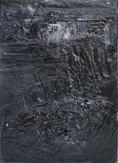 Senza titolo 02 - Contemporaneo, Astratto, Nero, Monocromatico, Organico