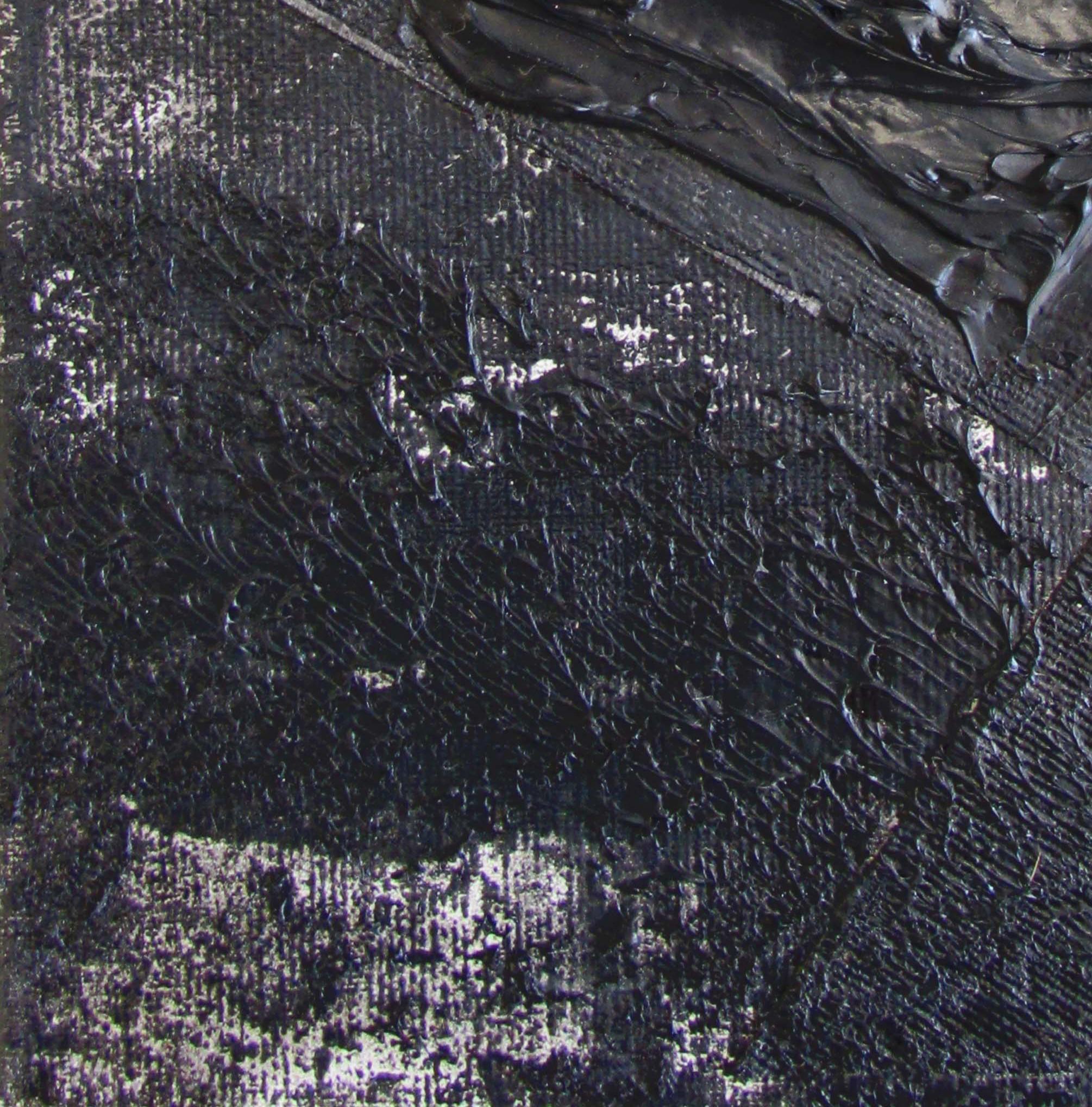 Untitled 02 [Dissecting the Unknown 02] - Contemporary, Schwarz, Monochrome im Angebot 1