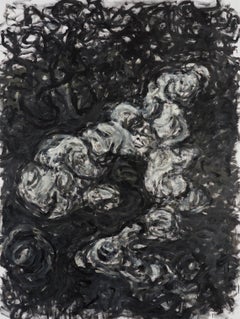 Sans titre 02 [Remains of the Remains 02] - Noir, contemporain, abstrait, gris