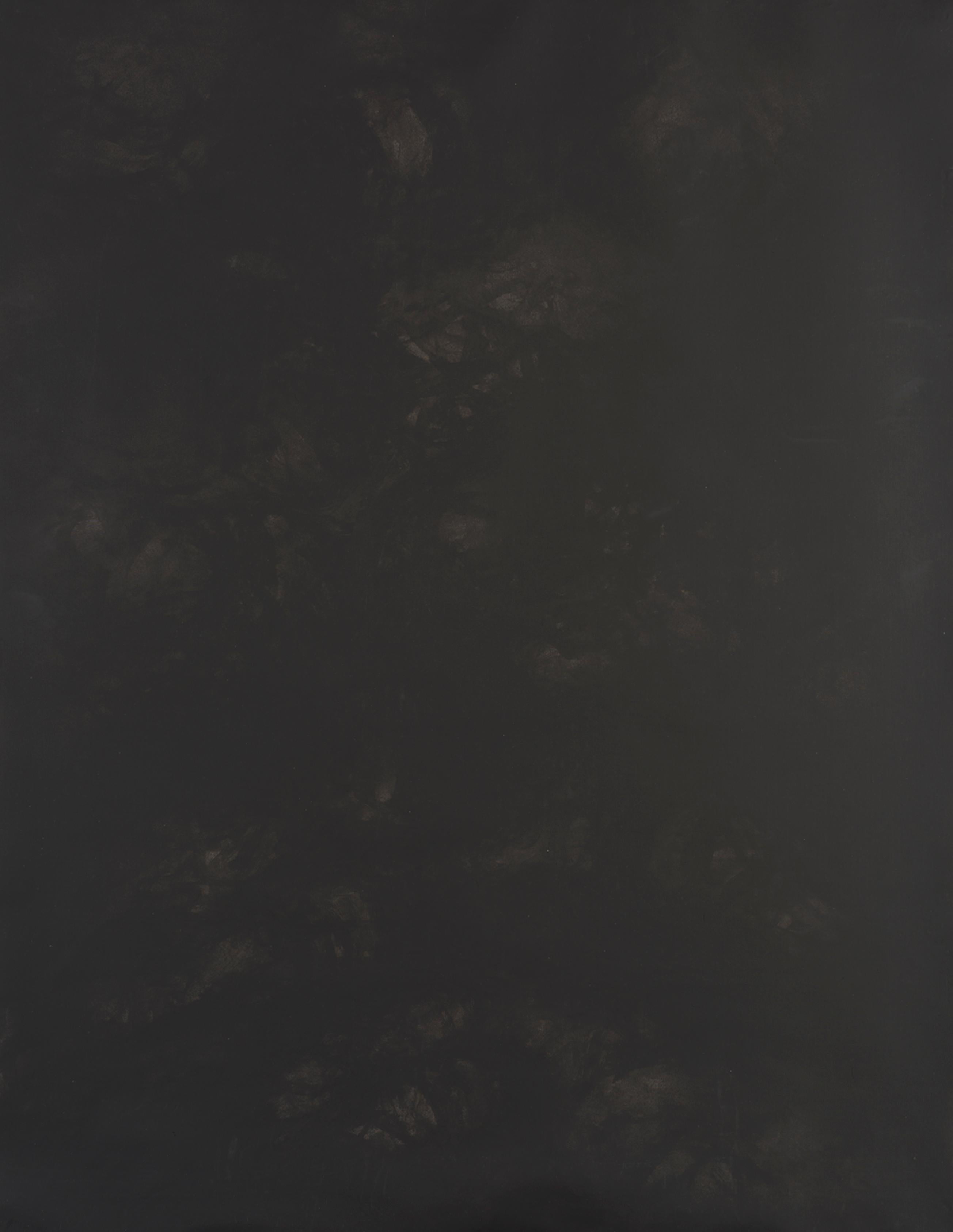 Sans titre 021 [Remains of the Remains 021] - Art abstrait noir, monochrome - Painting de Zsolt Berszán
