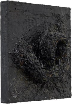 Senza titolo 03 - Contemporaneo, Monocromatico, Nero, Minimalista, Astratto, Organico