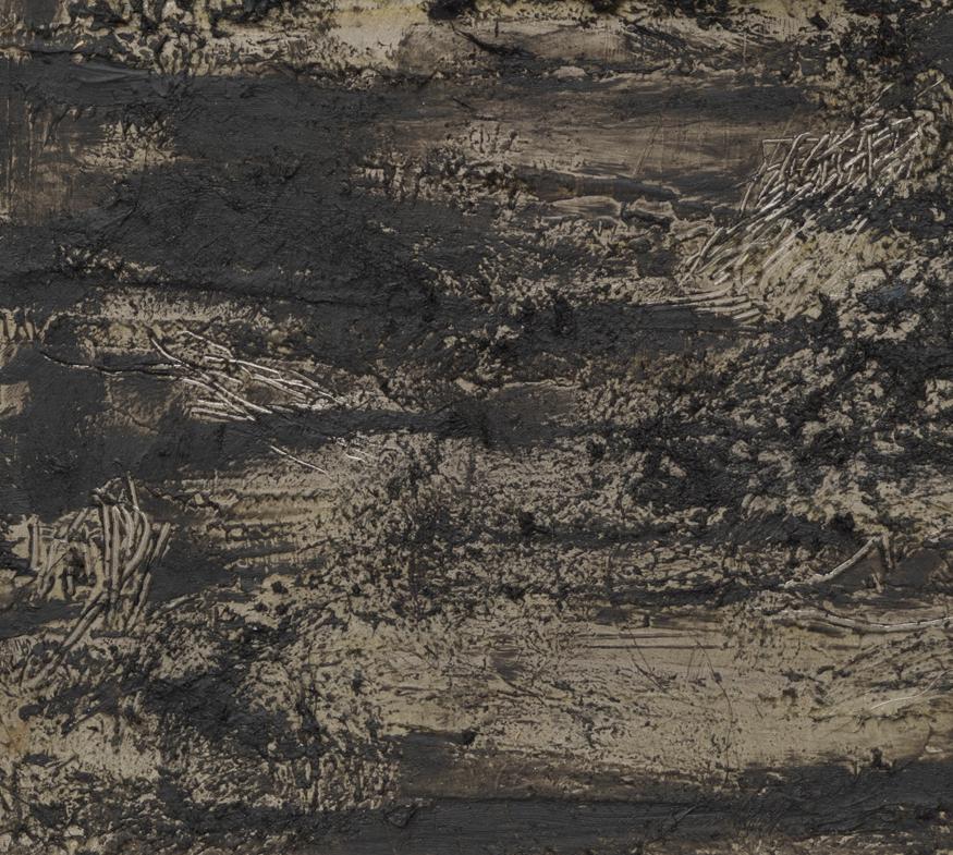 Sans titre 04, 2015 - 2016
Technique mixte : peinture à l'huile, adhésif, silicone sur feuille de métal
(Signé au verso)
9 27/32 H x 7 7/8 W in
25 H x 20 L cm

L'œuvre de Zsolt Berszán parle de répulsion et de fascination et évoque en même temps des