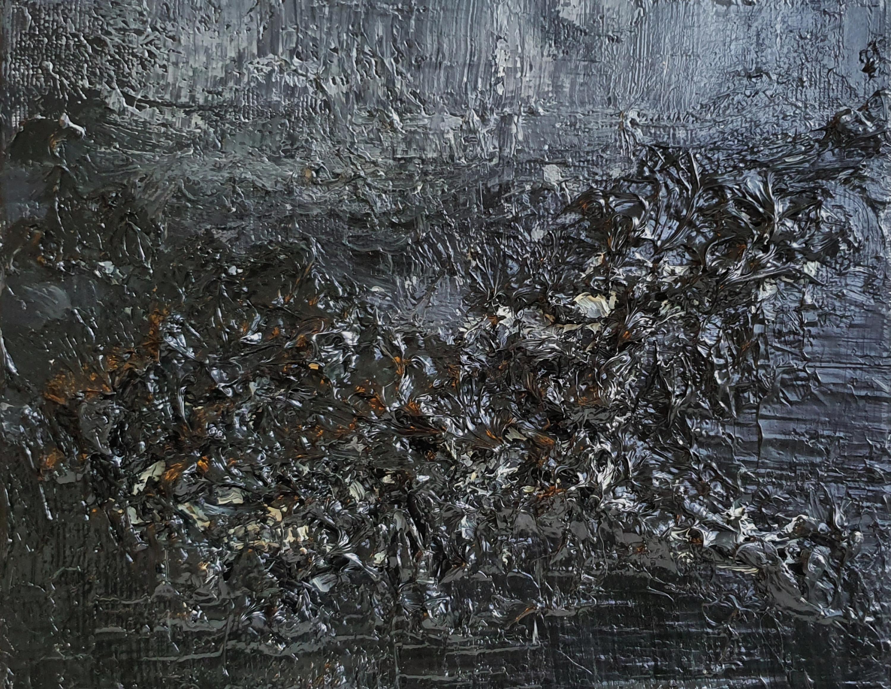 Senza titolo 07, 2015-16
Olio su tela (firmato sul retro)
13,77 H. x 9,84 L. in.
35 H. x 25 L. cm

La nozione di 