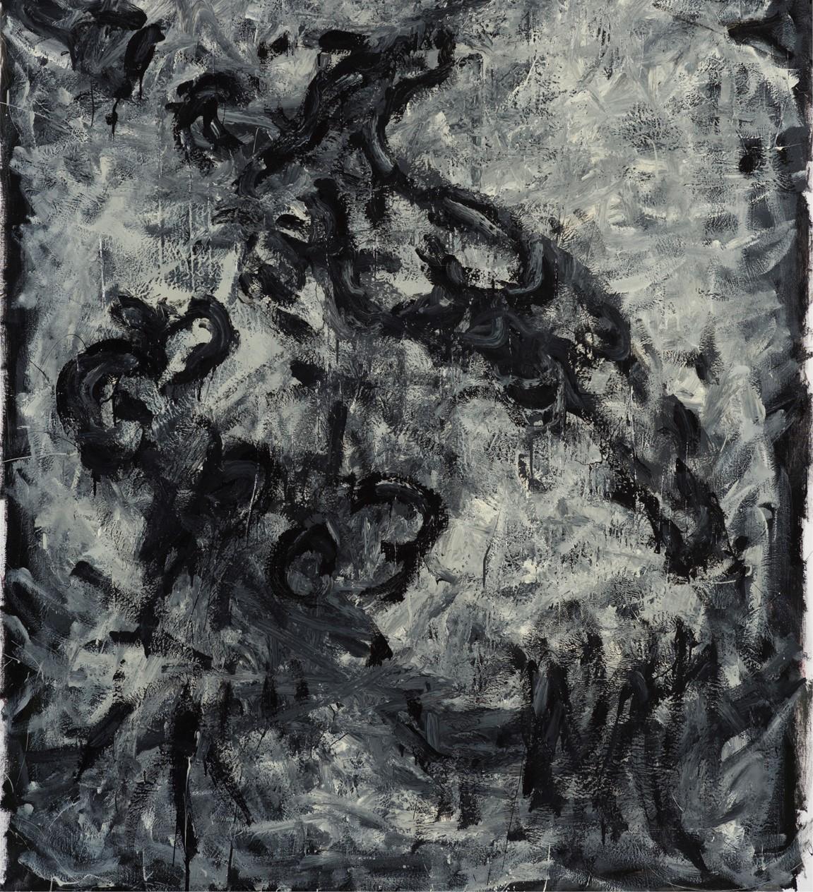 Untitled 09 [Remains of the Remains 09], 2018 - 2019
oil on canvas
78 47/64 H x 59 1/16 W in
200 H x 150 W cm

The large-sized paintings, signed by Zsolt Berszán, addresses the subject of death in terms of the remains of decaying bodies. The surface
