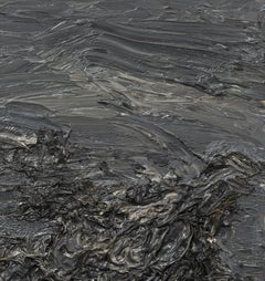 Untitled (Decomposition) - 21st Century, Abstract, Dark Gray, Organic, Black