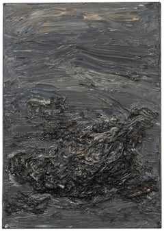 Sin título (Descomposición) - Siglo XXI, Abstracto, Gris oscuro, Orgánico, Negro