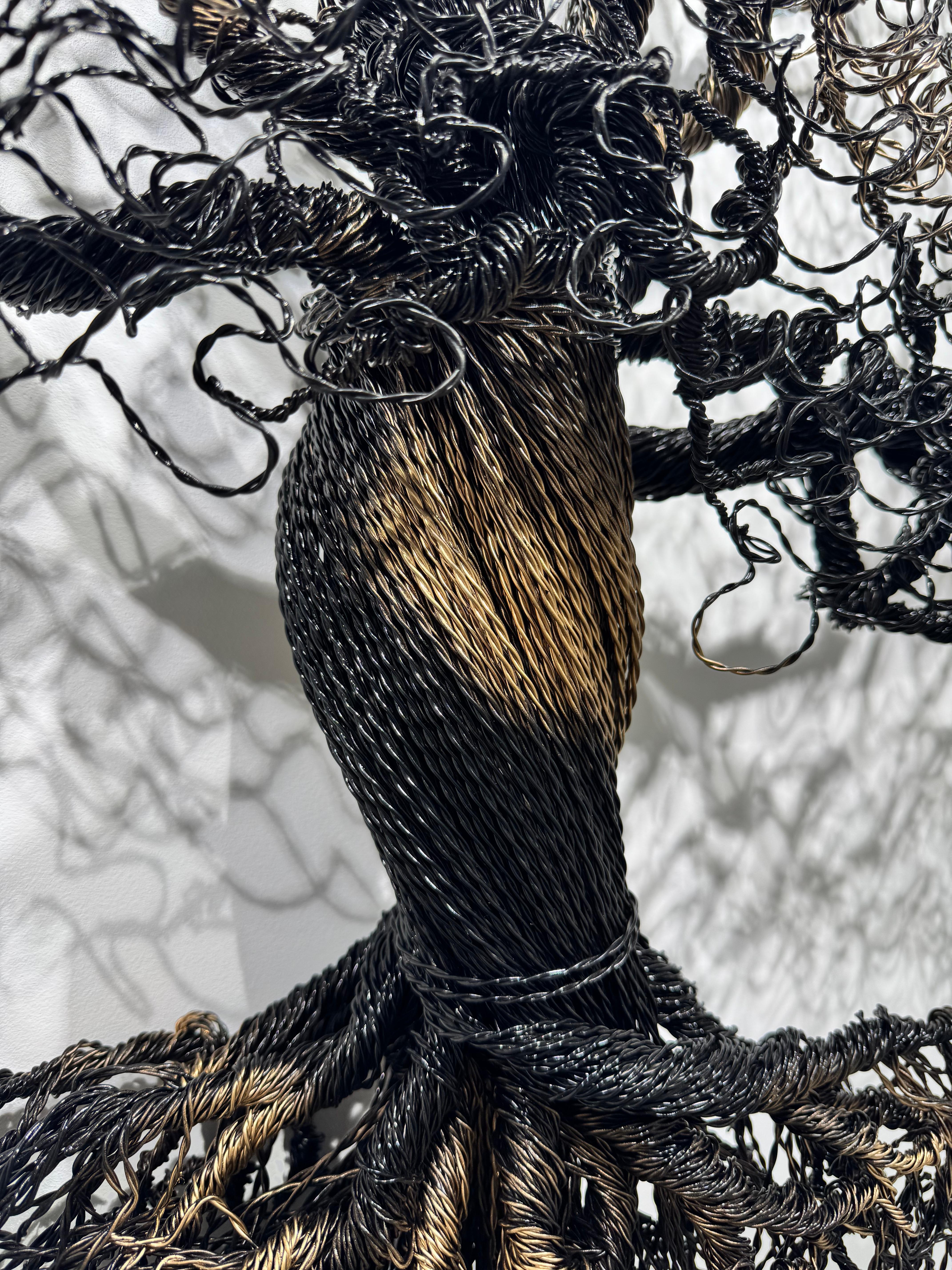 Oak , Zsuzsanna Györgyövics - Sculpture murale en vente 1