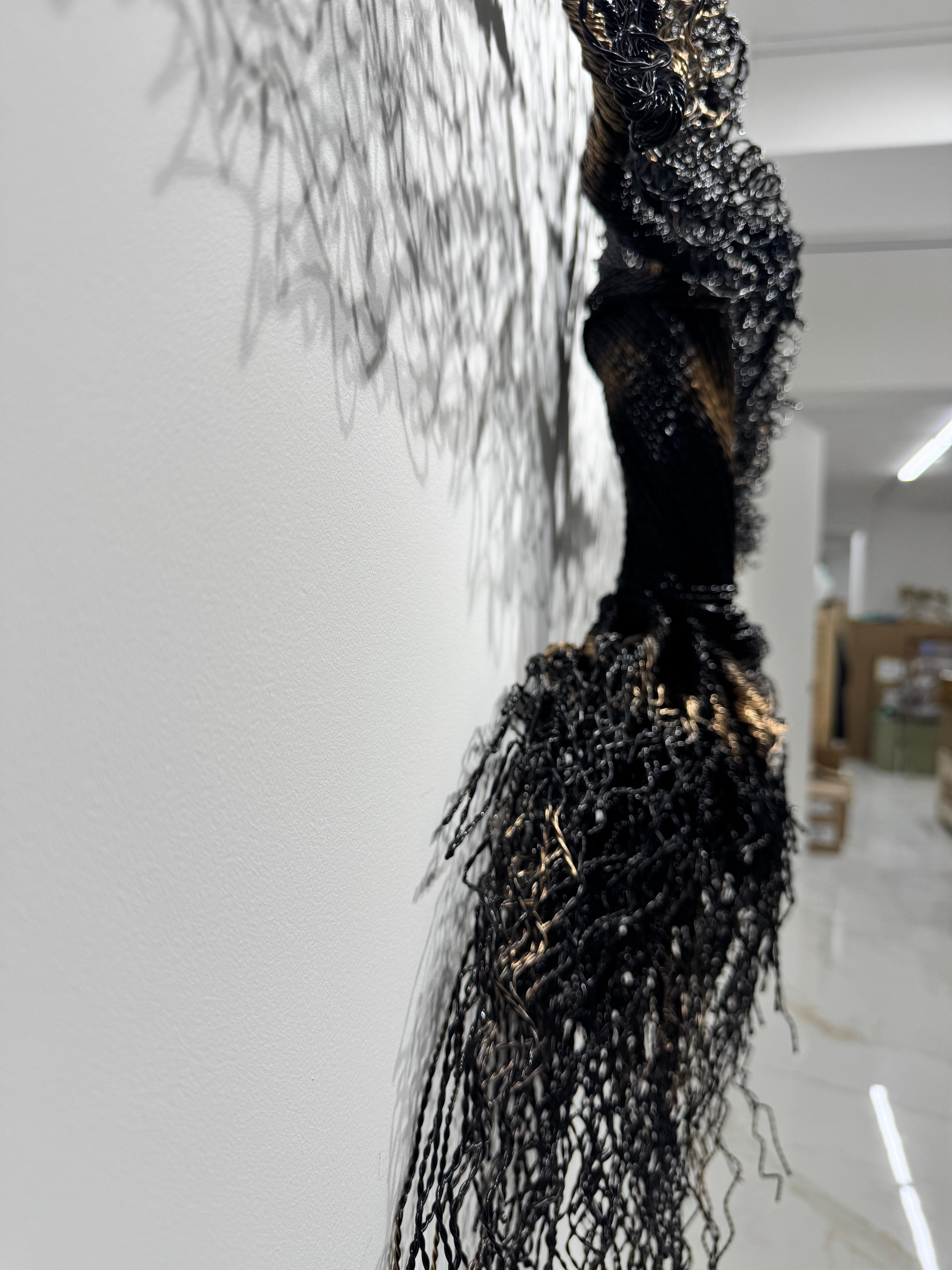 Oak , Zsuzsanna Györgyövics - Sculpture murale en vente 4