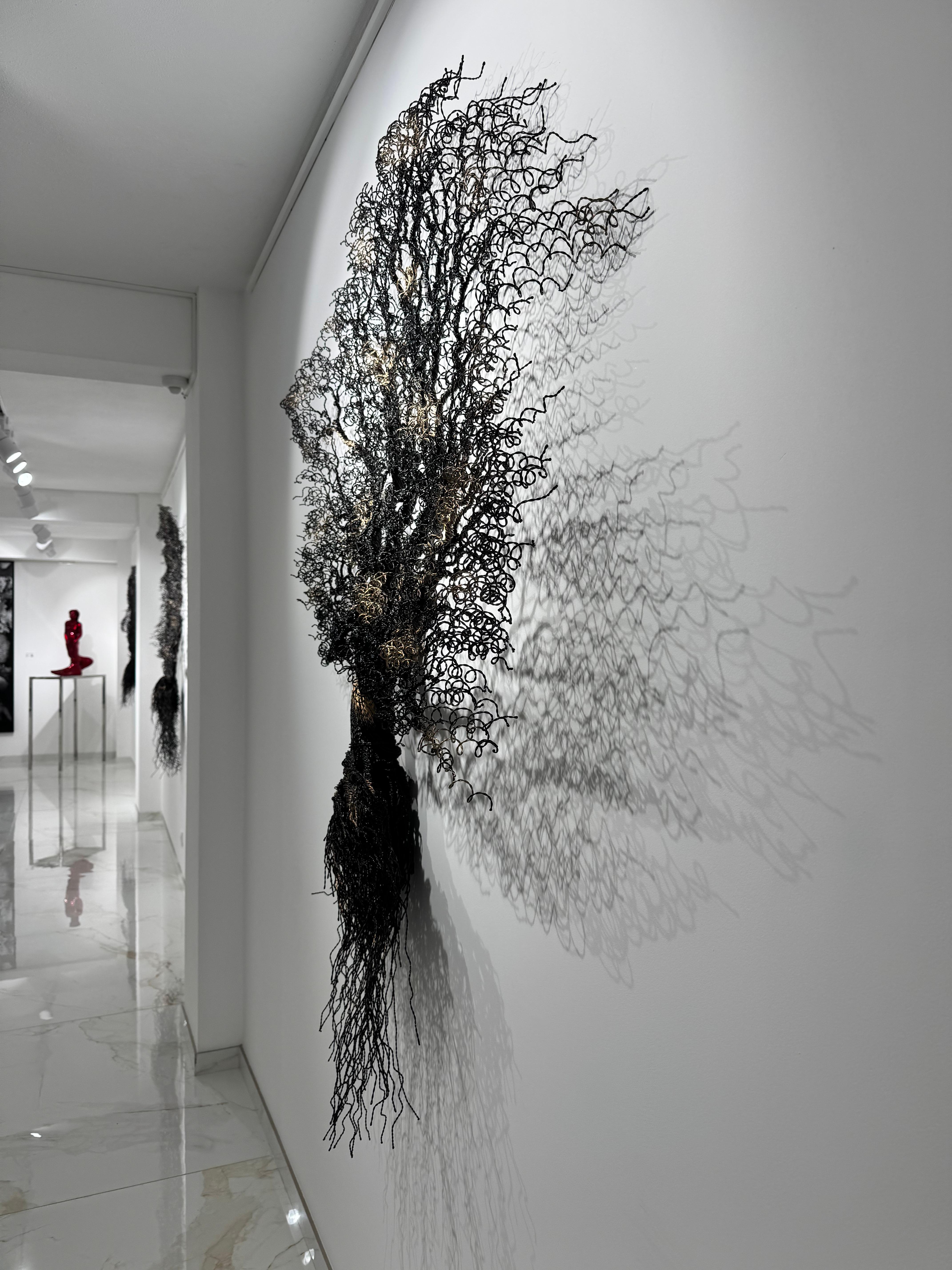 Oak , Zsuzsanna Györgyövics - Sculpture murale en vente 6