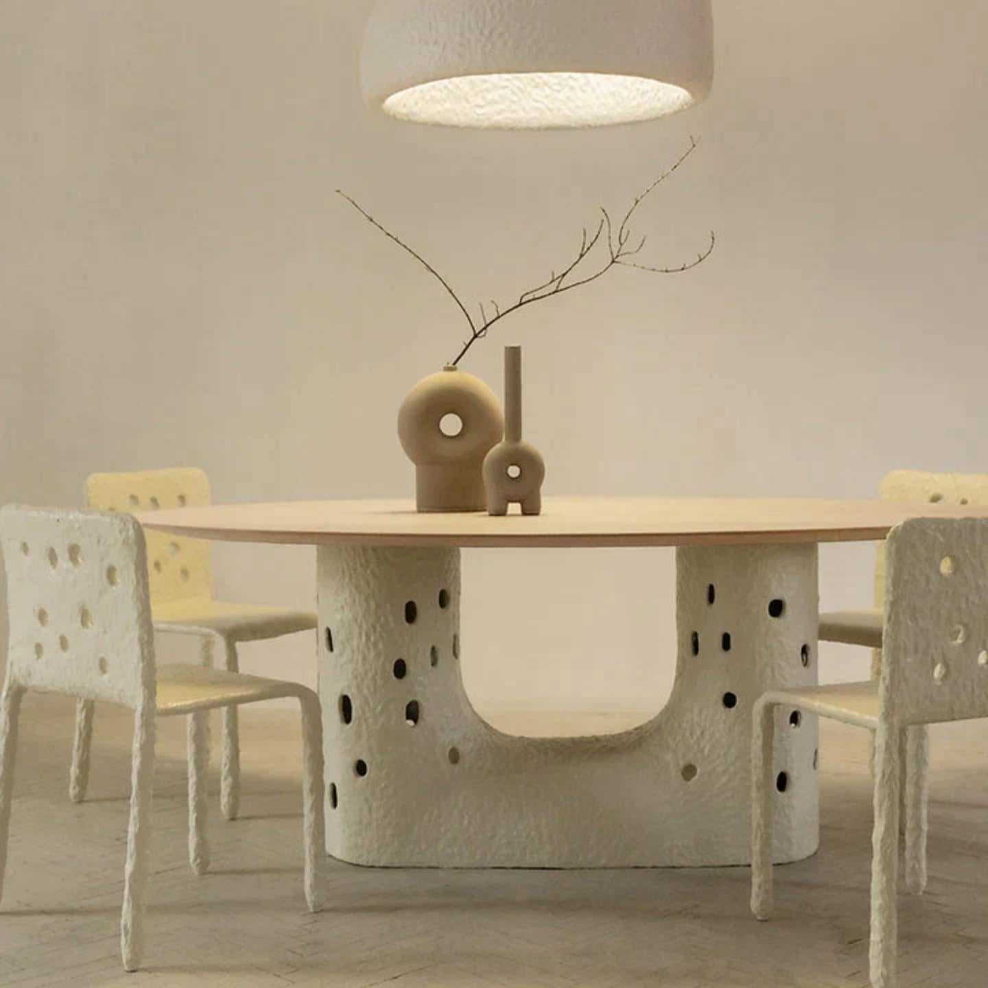 Ukrainian Ztista Oval Table by Faina For Sale