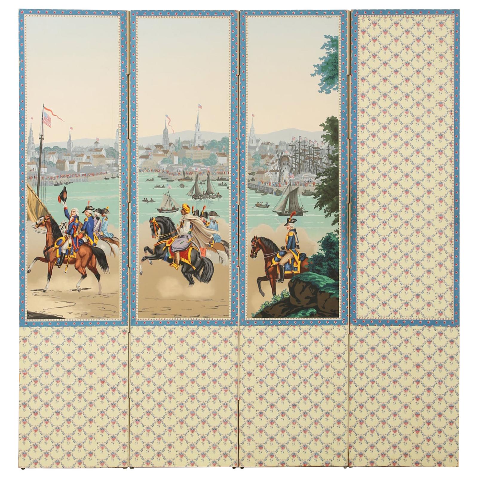 Zuber and Cie Wallpaper Panels American Independence Screen
