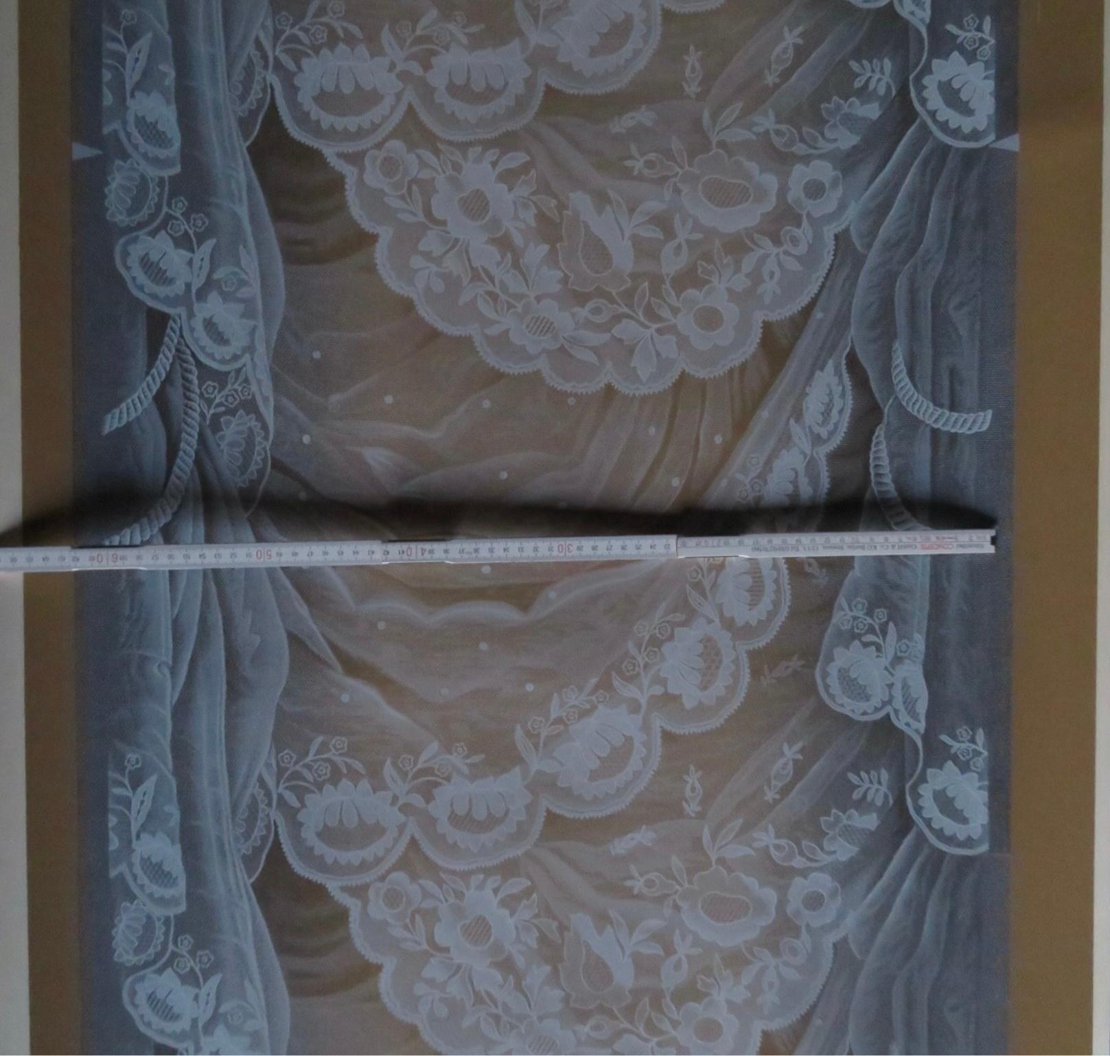 Zuber Tulle I Cantilene Color #12 Handdrucktapete, Trompe L'Oeile, Frankreich im Angebot 1